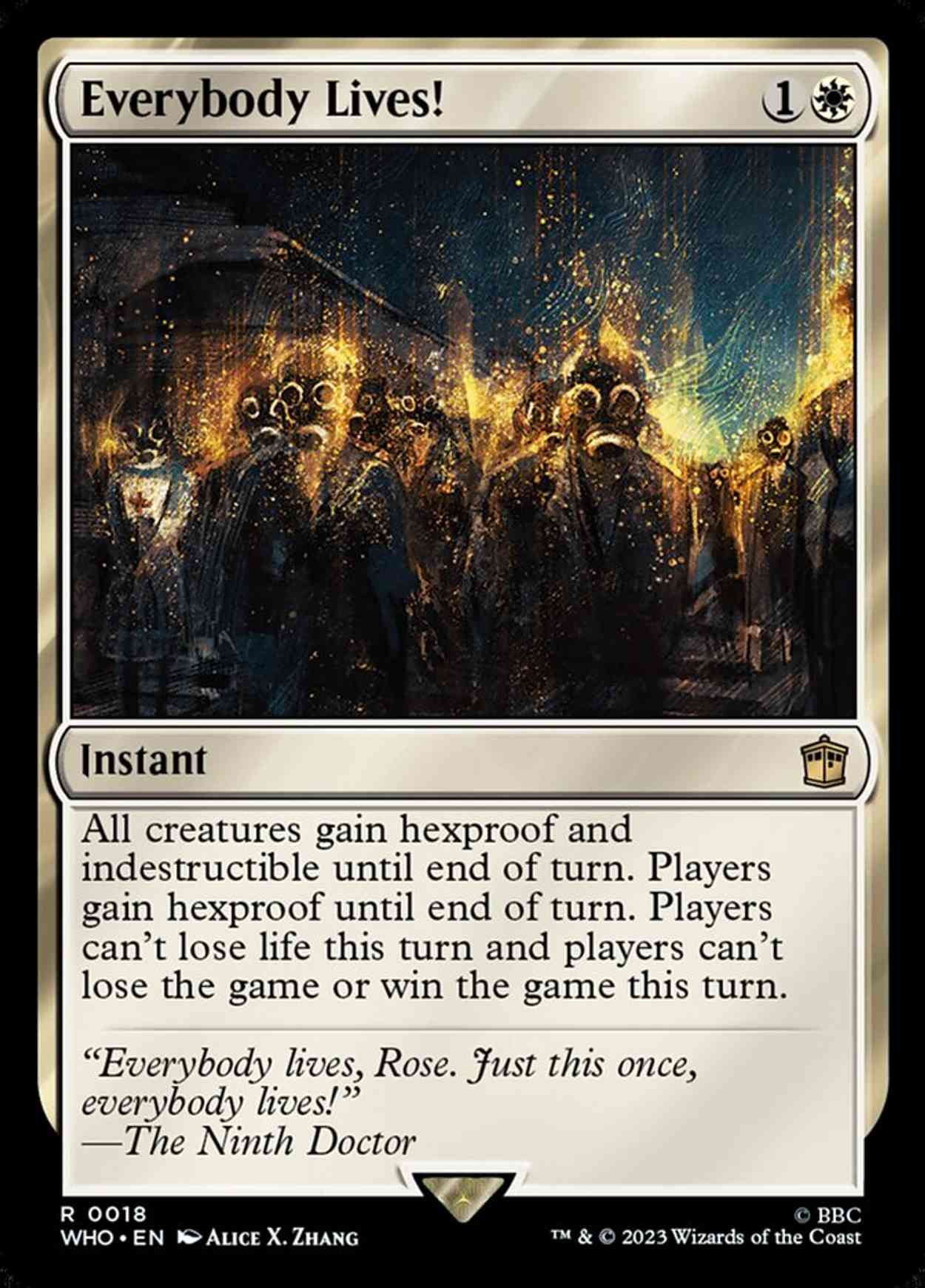 Everybody Lives! magic card front