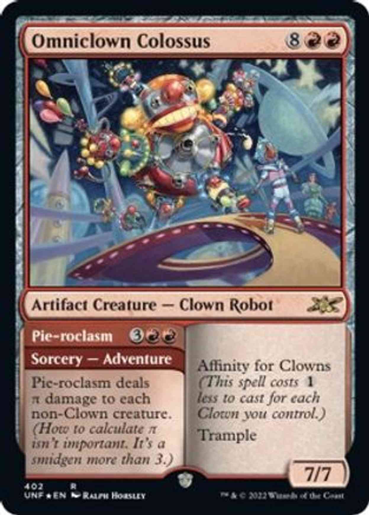 Omniclown Colossus (Galaxy Foil) magic card front