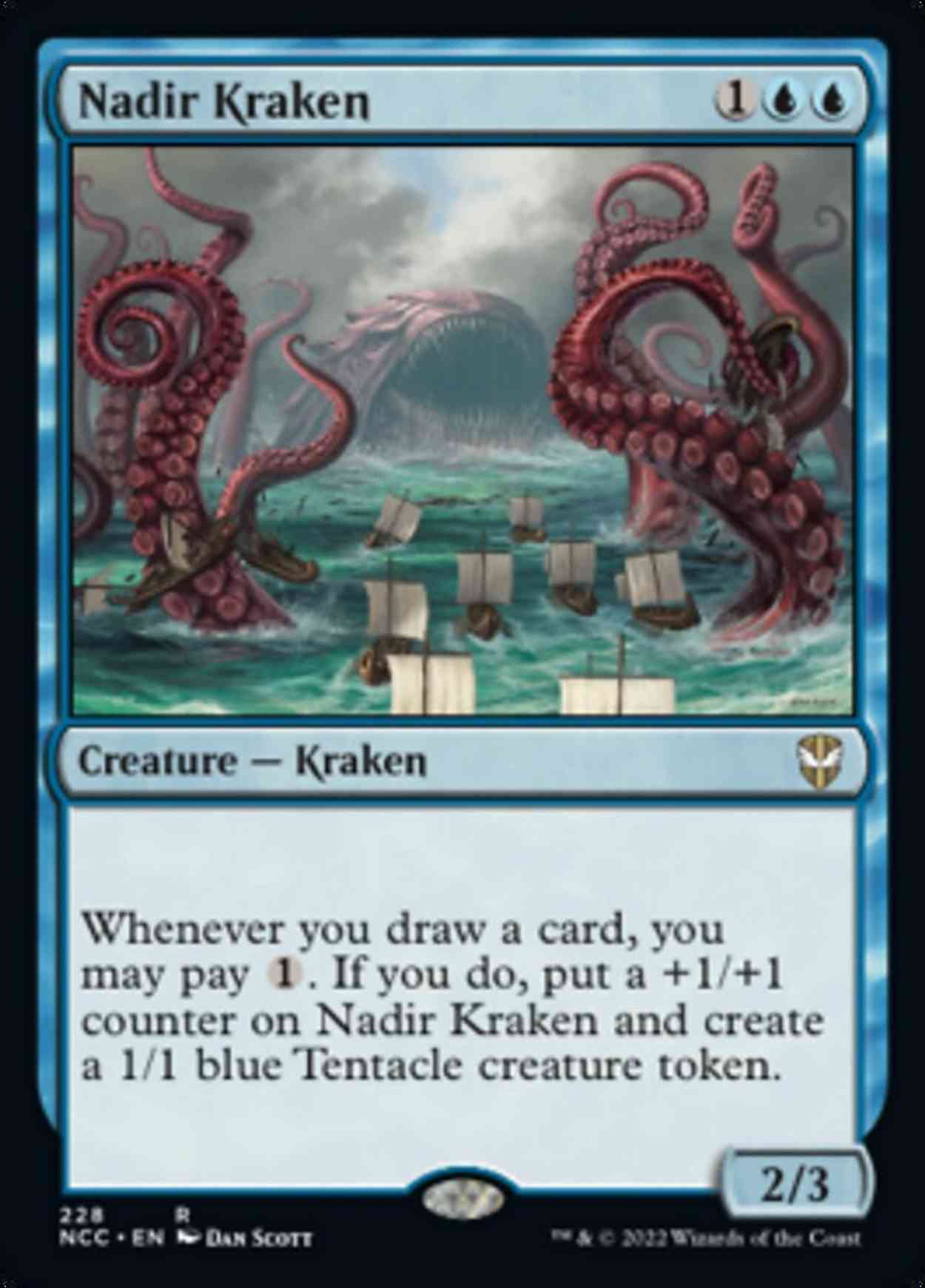 Nadir Kraken magic card front