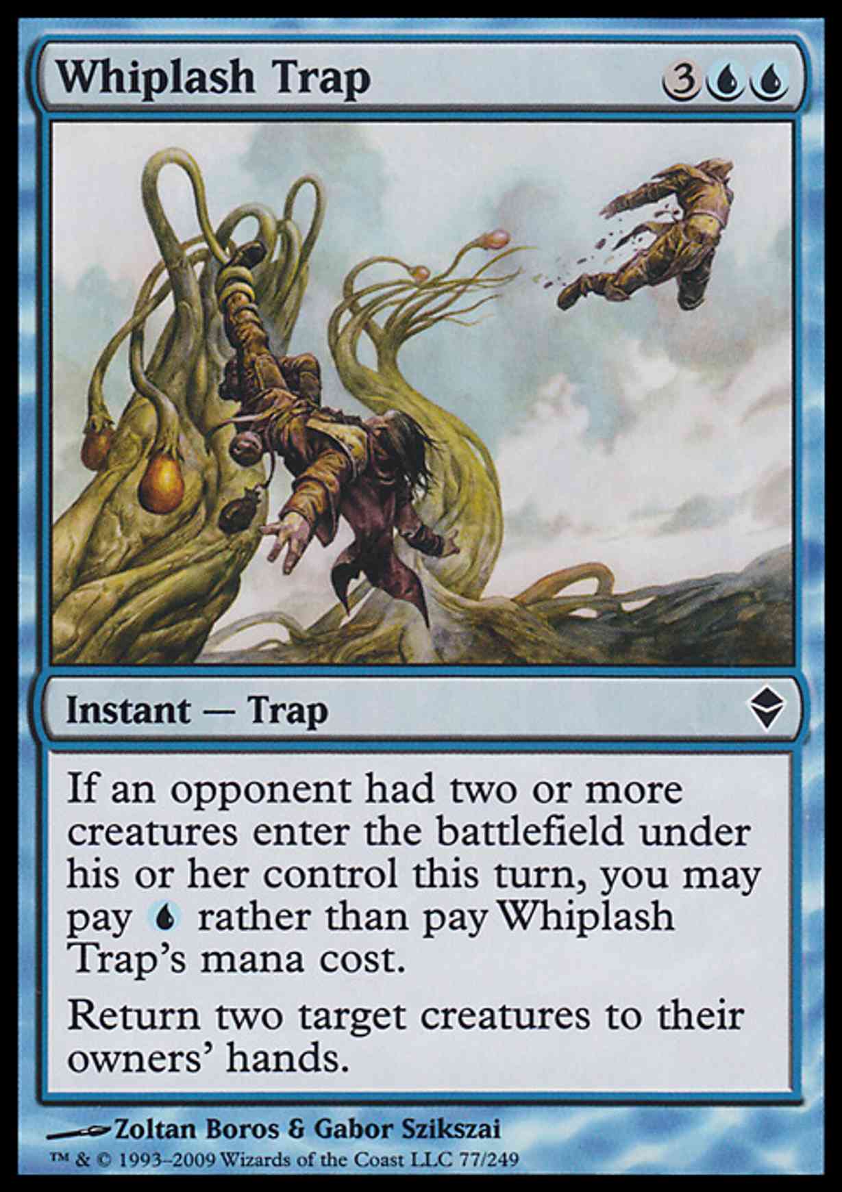 Whiplash Trap magic card front