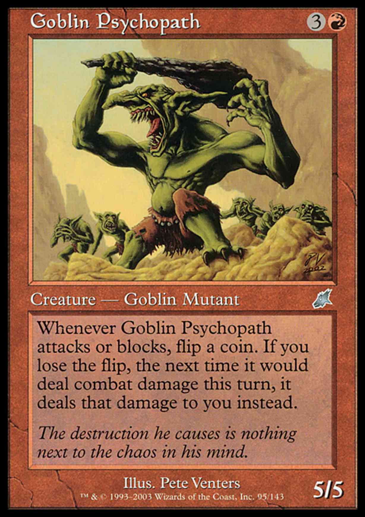 Goblin Psychopath magic card front