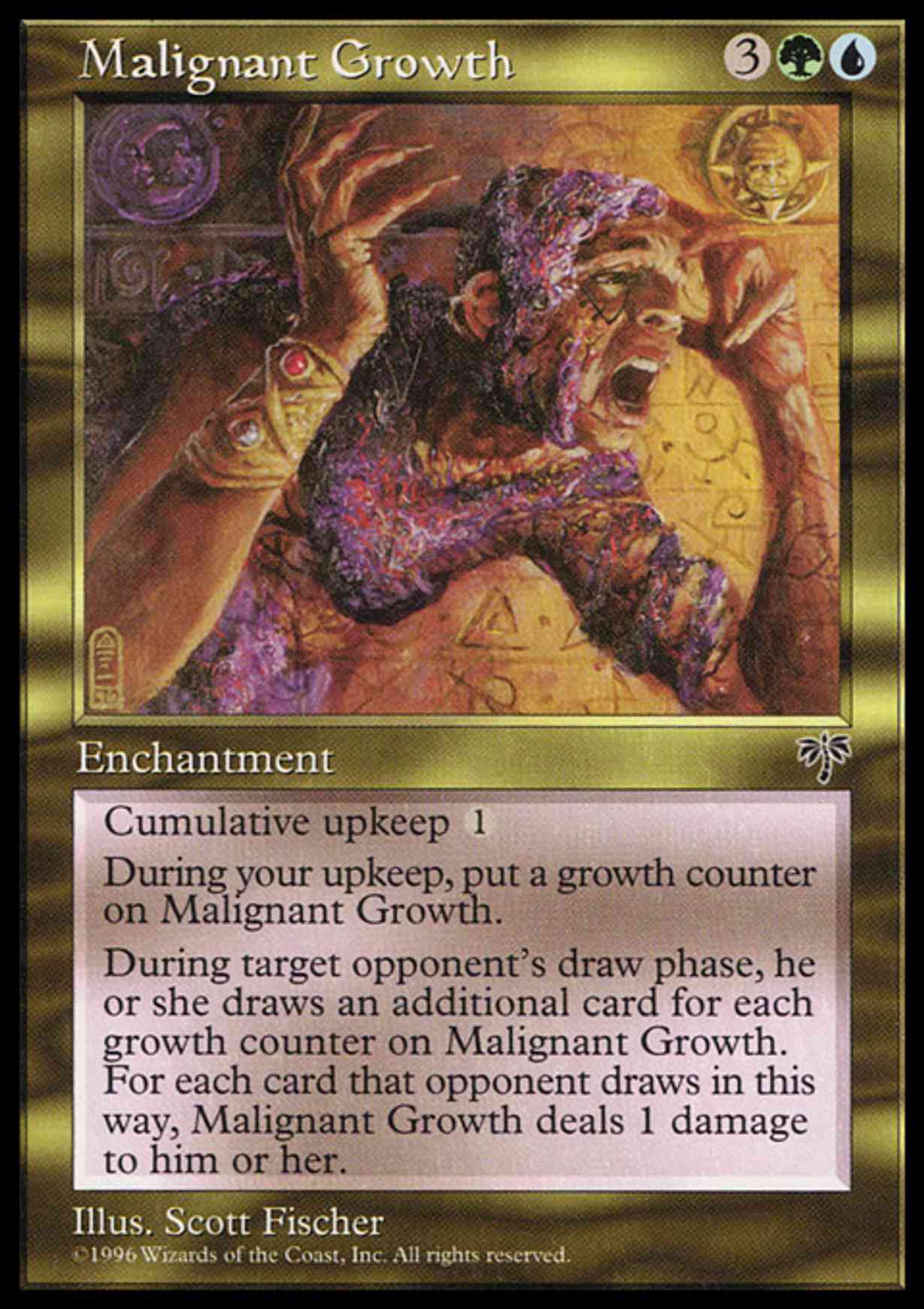 Malignant Growth magic card front