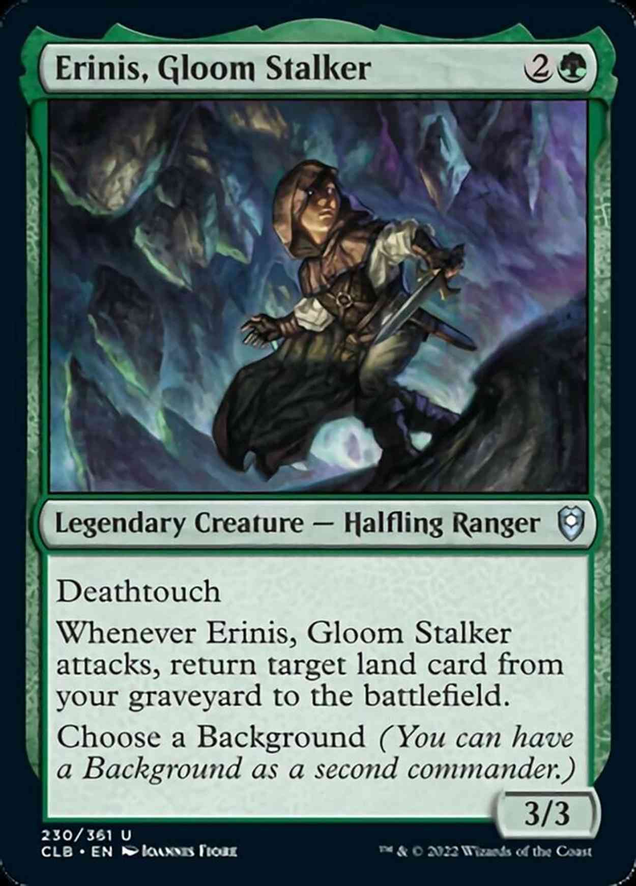 Erinis, Gloom Stalker magic card front