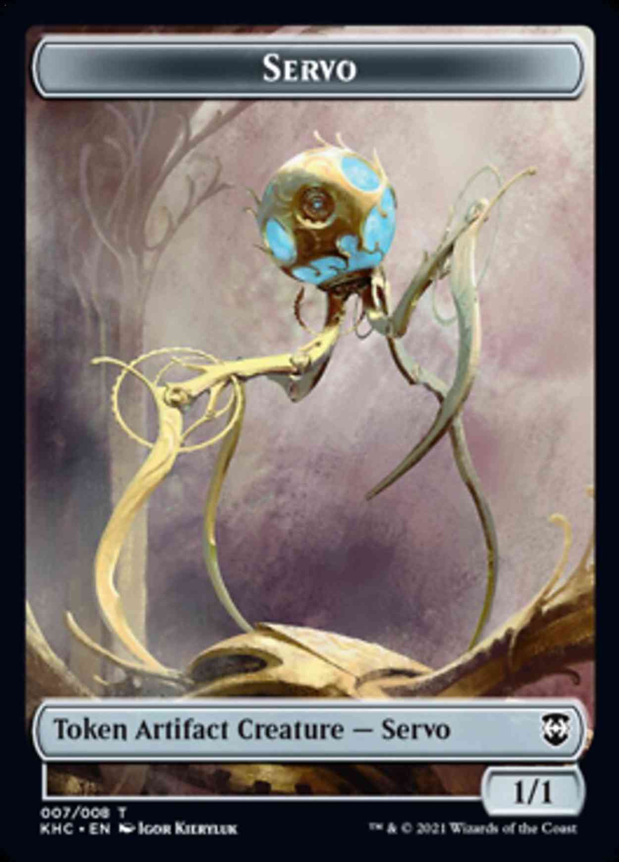 Elf Warrior // Servo Double-sided Token magic card front