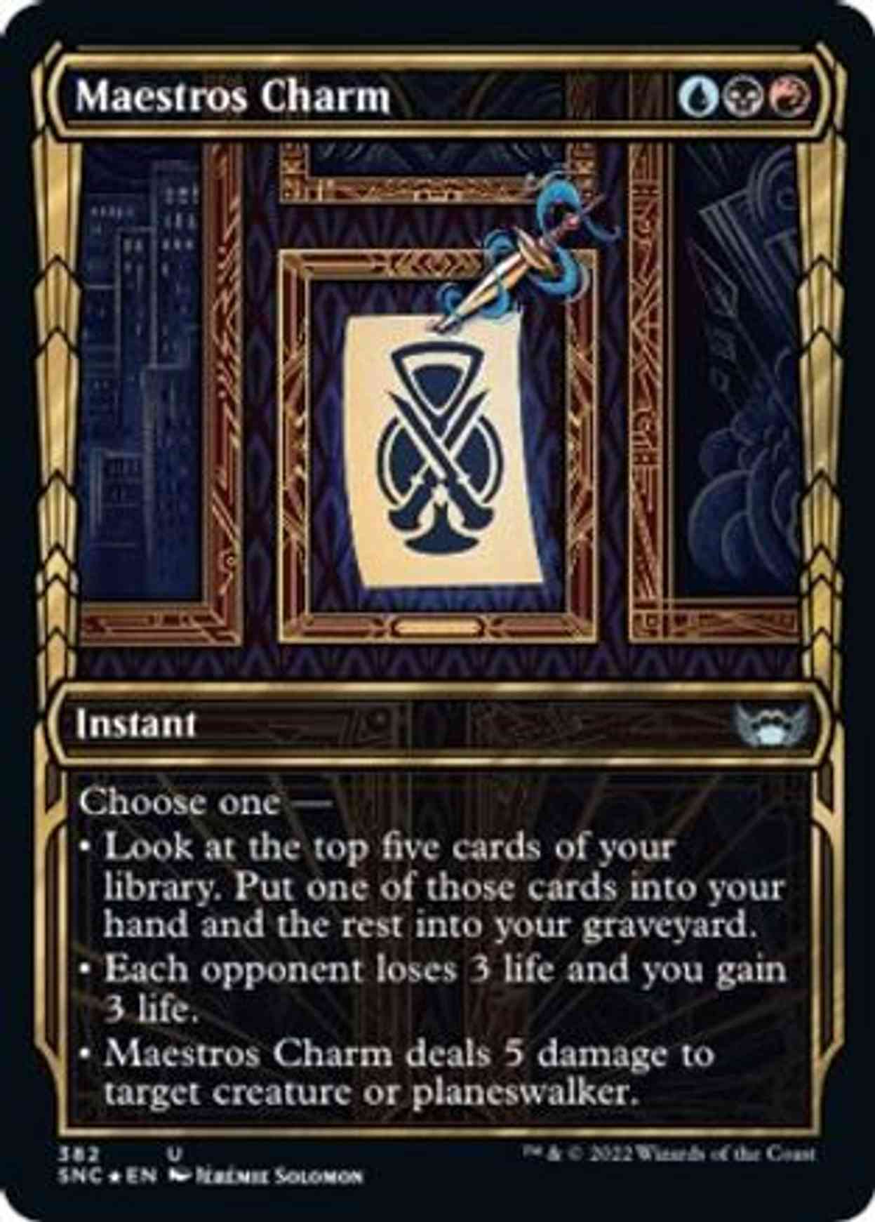 Maestros Charm (Gilded Foil) magic card front