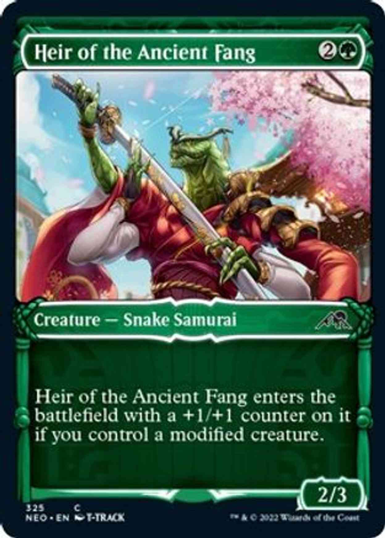Heir of the Ancient Fang (Showcase) magic card front