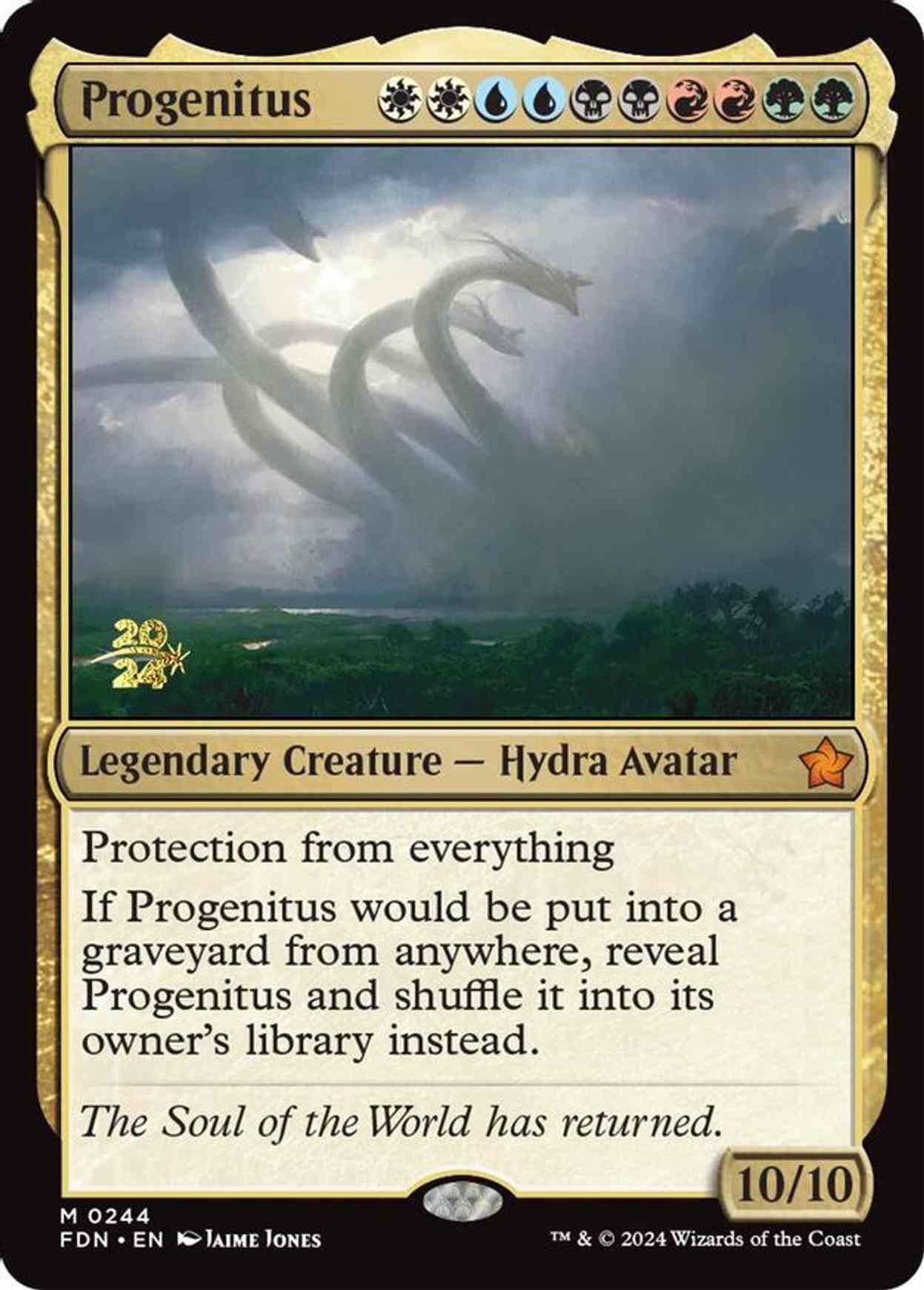 Progenitus magic card front