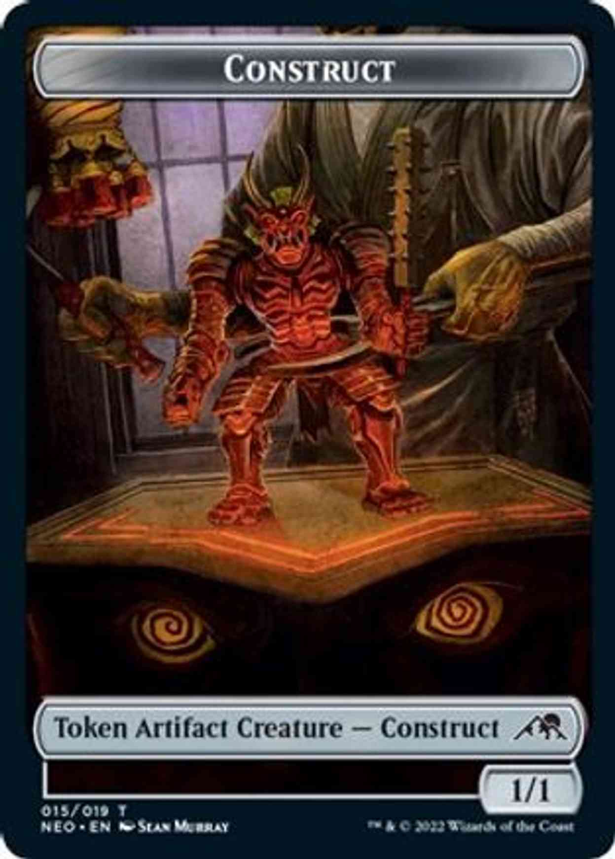Construct Token (015) magic card front