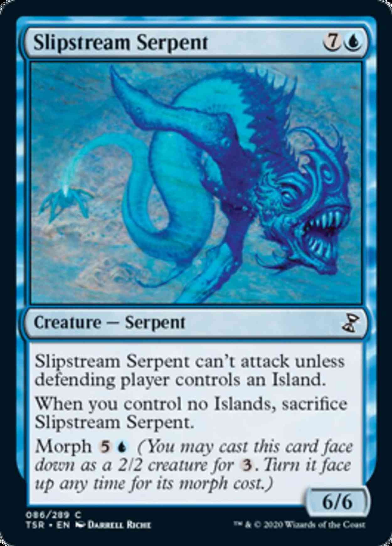 Slipstream Serpent magic card front
