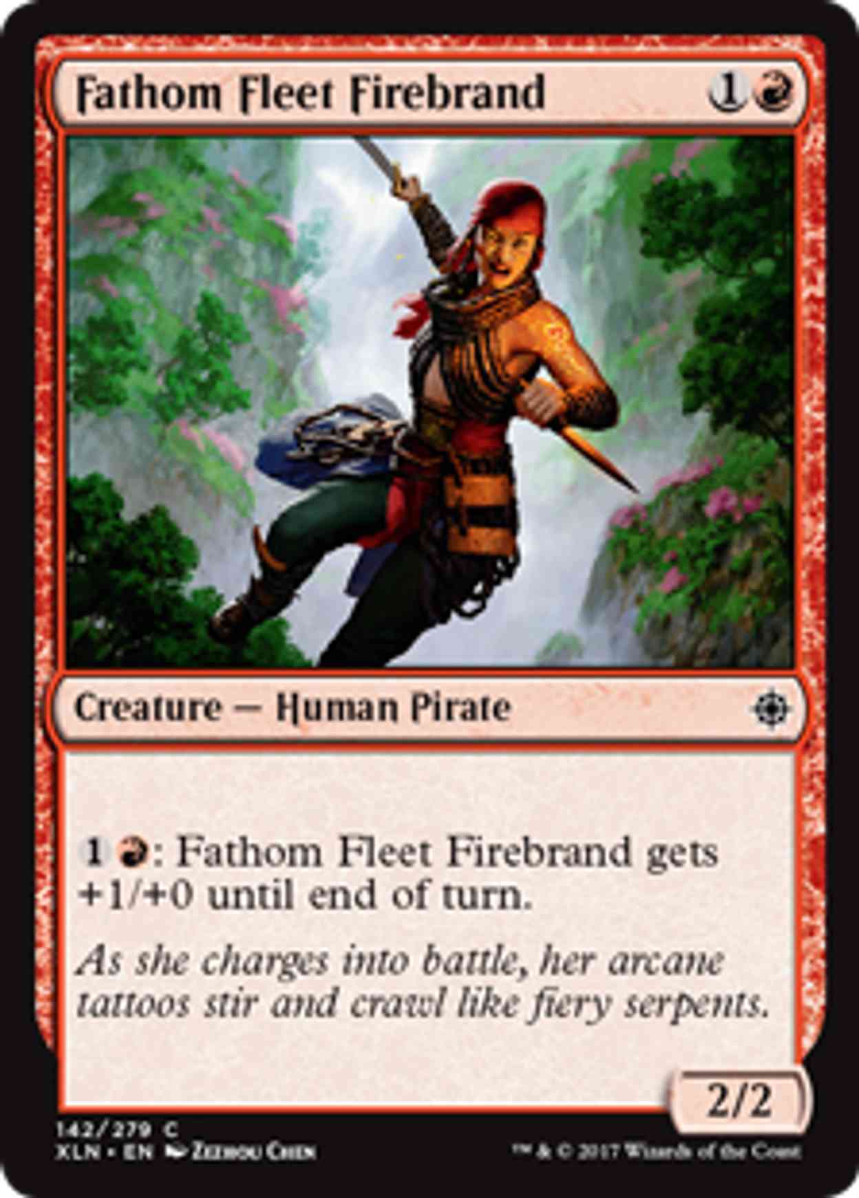 Fathom Fleet Firebrand magic card front