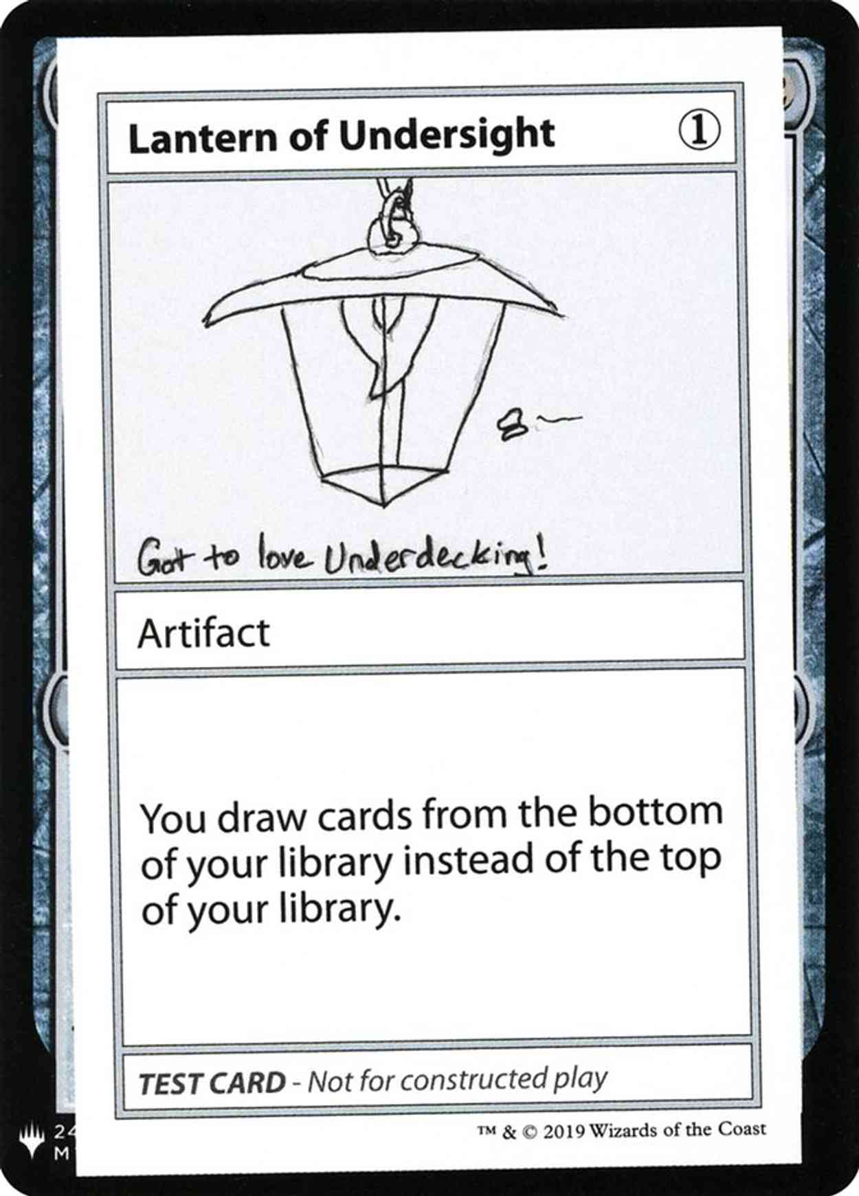 Lantern of Undersight magic card front
