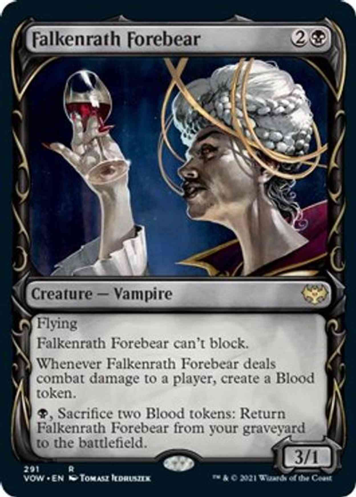 Falkenrath Forebear (Showcase) magic card front