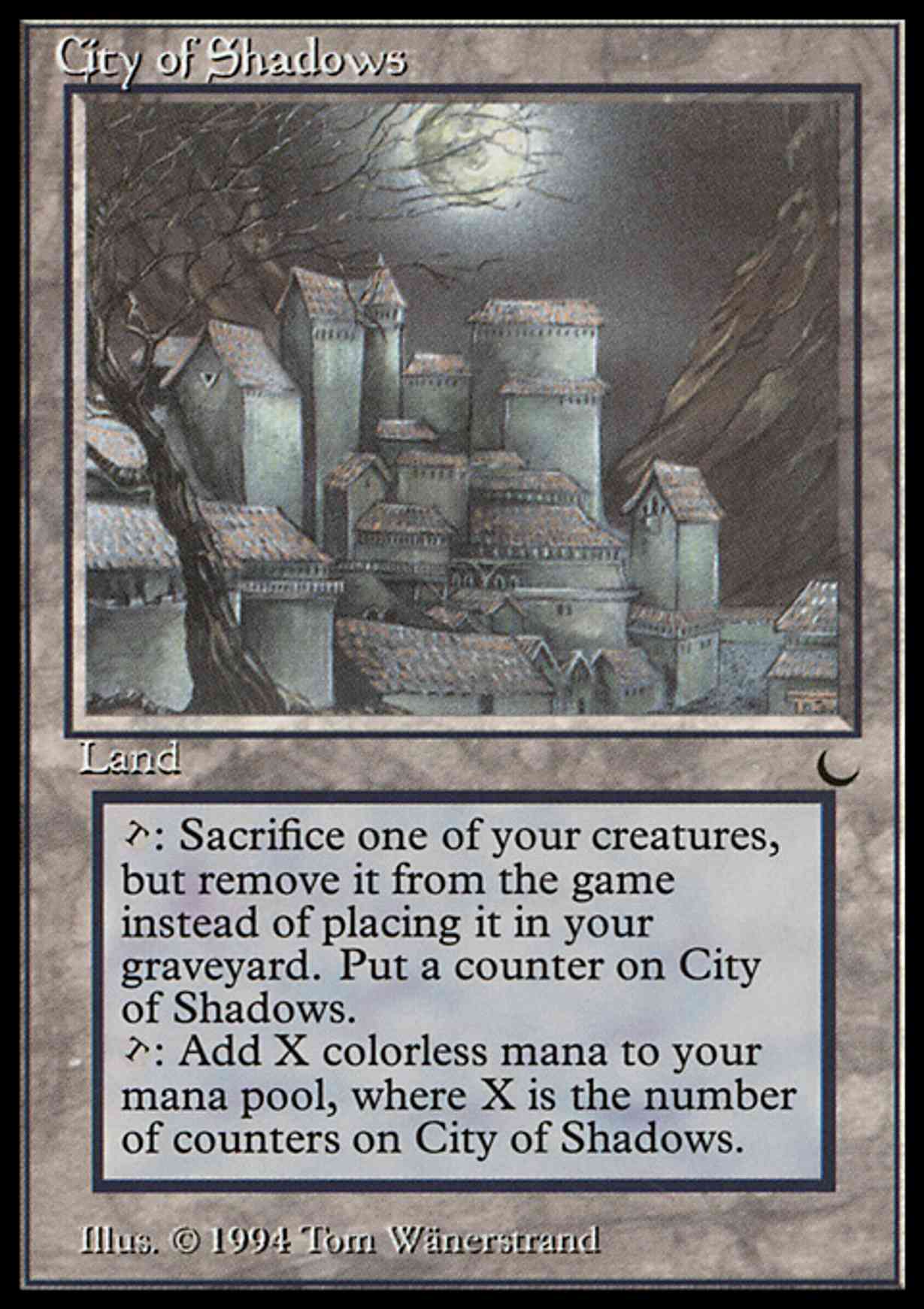 City of Shadows magic card front