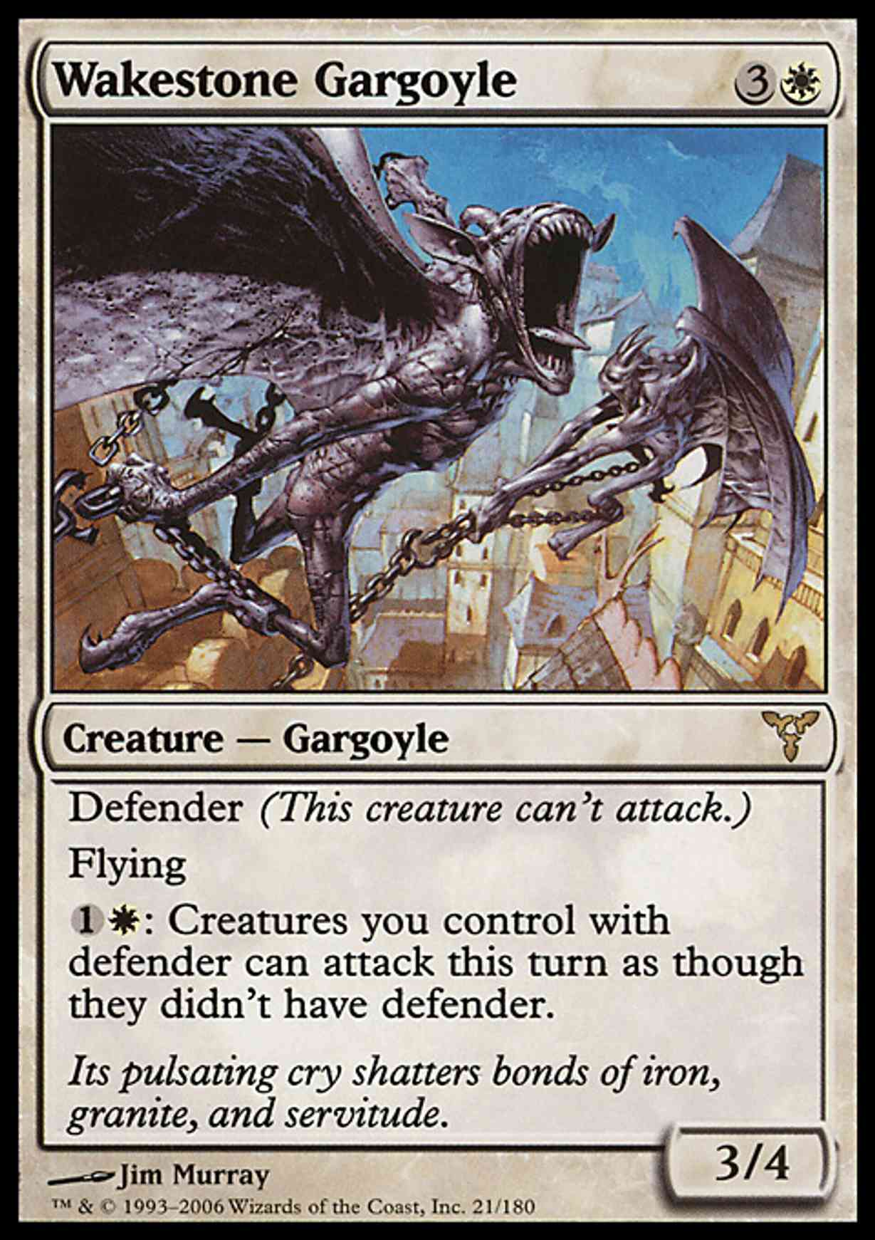 Wakestone Gargoyle magic card front