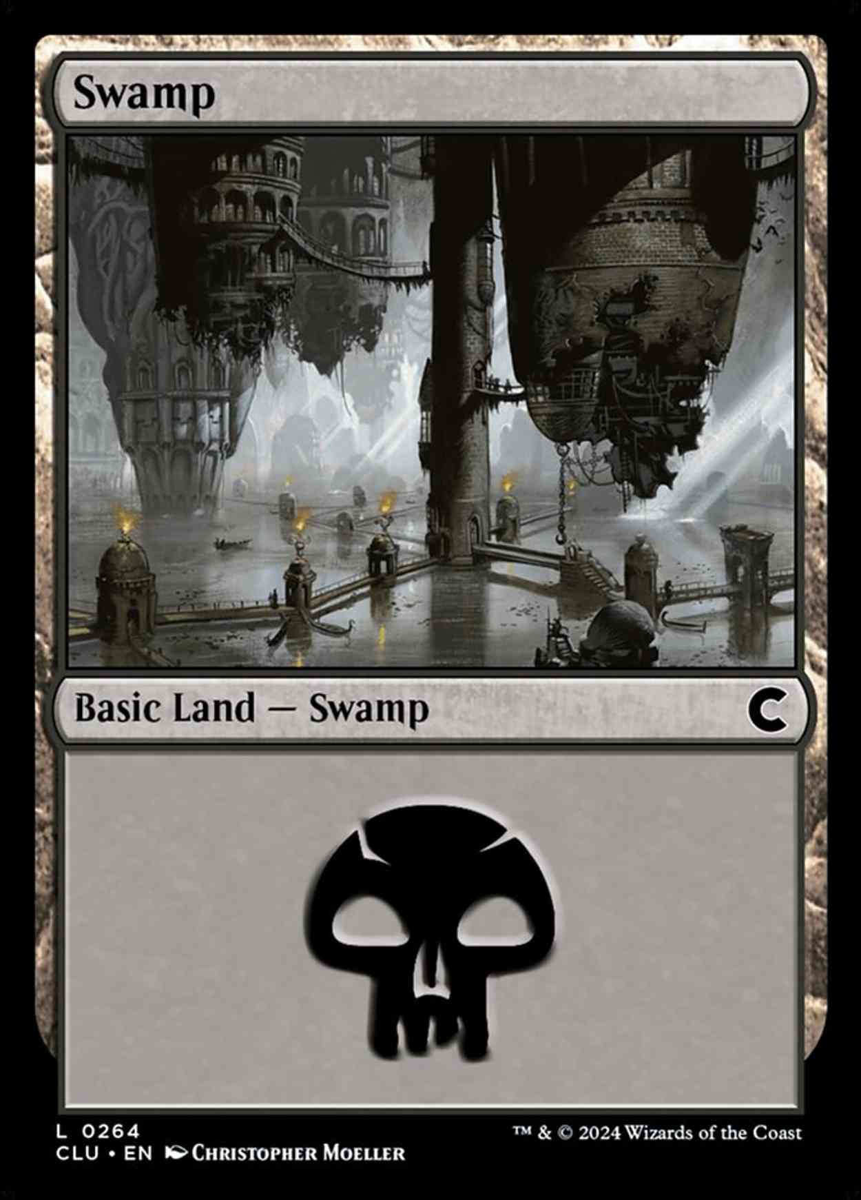 Swamp (0264) magic card front