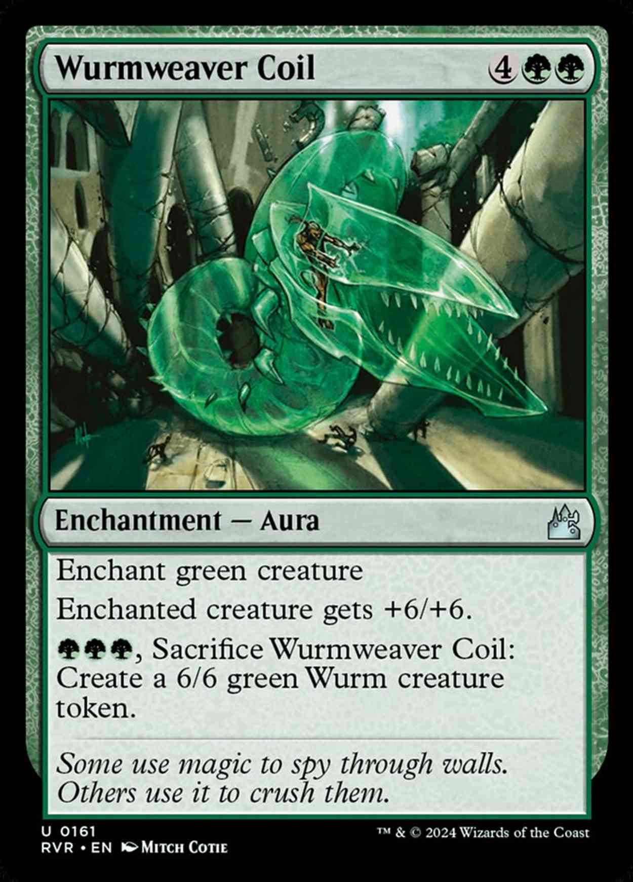 Wurmweaver Coil magic card front