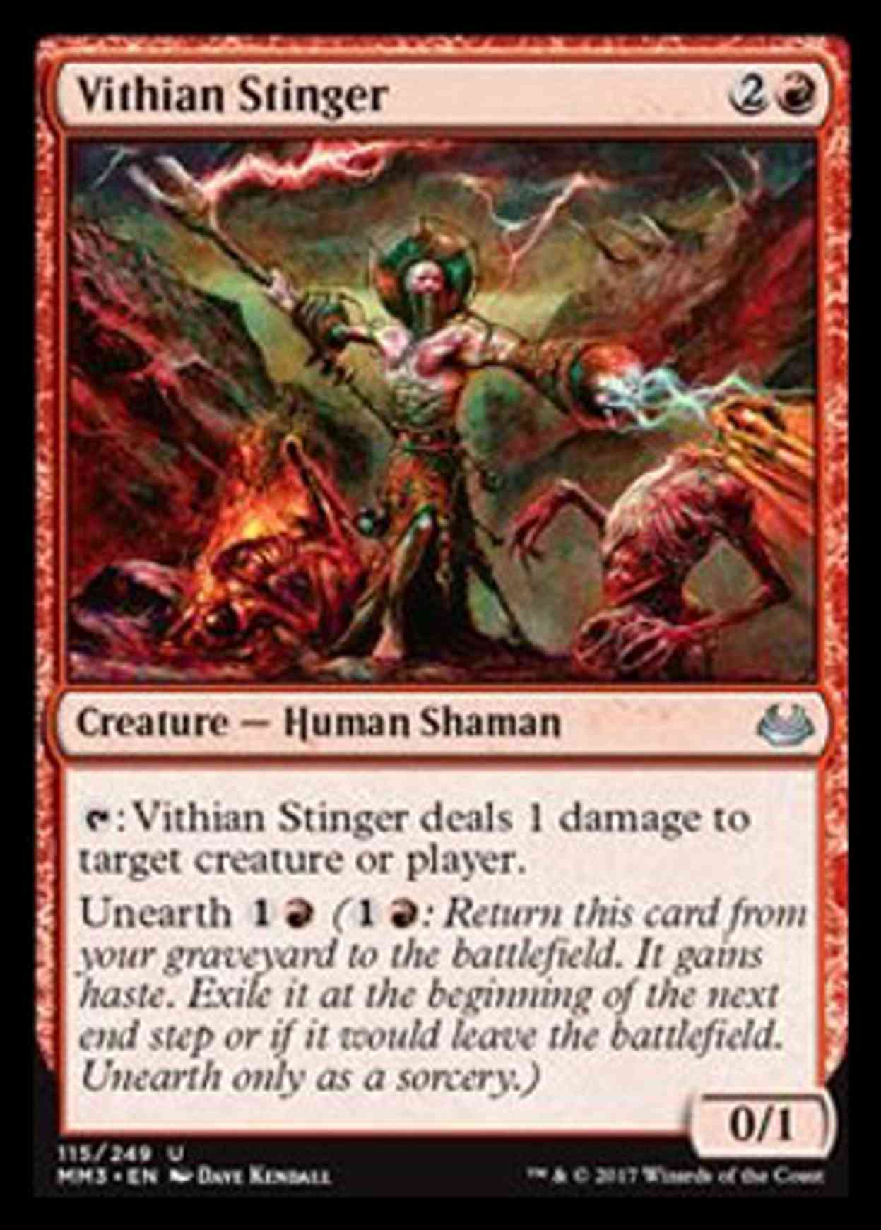 Vithian Stinger magic card front