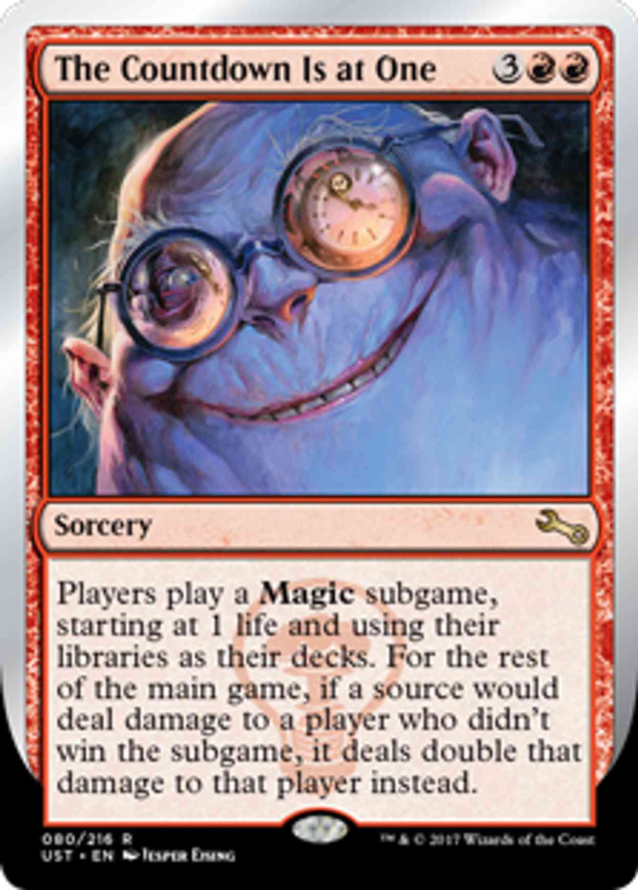 The Countdown Is at One magic card front