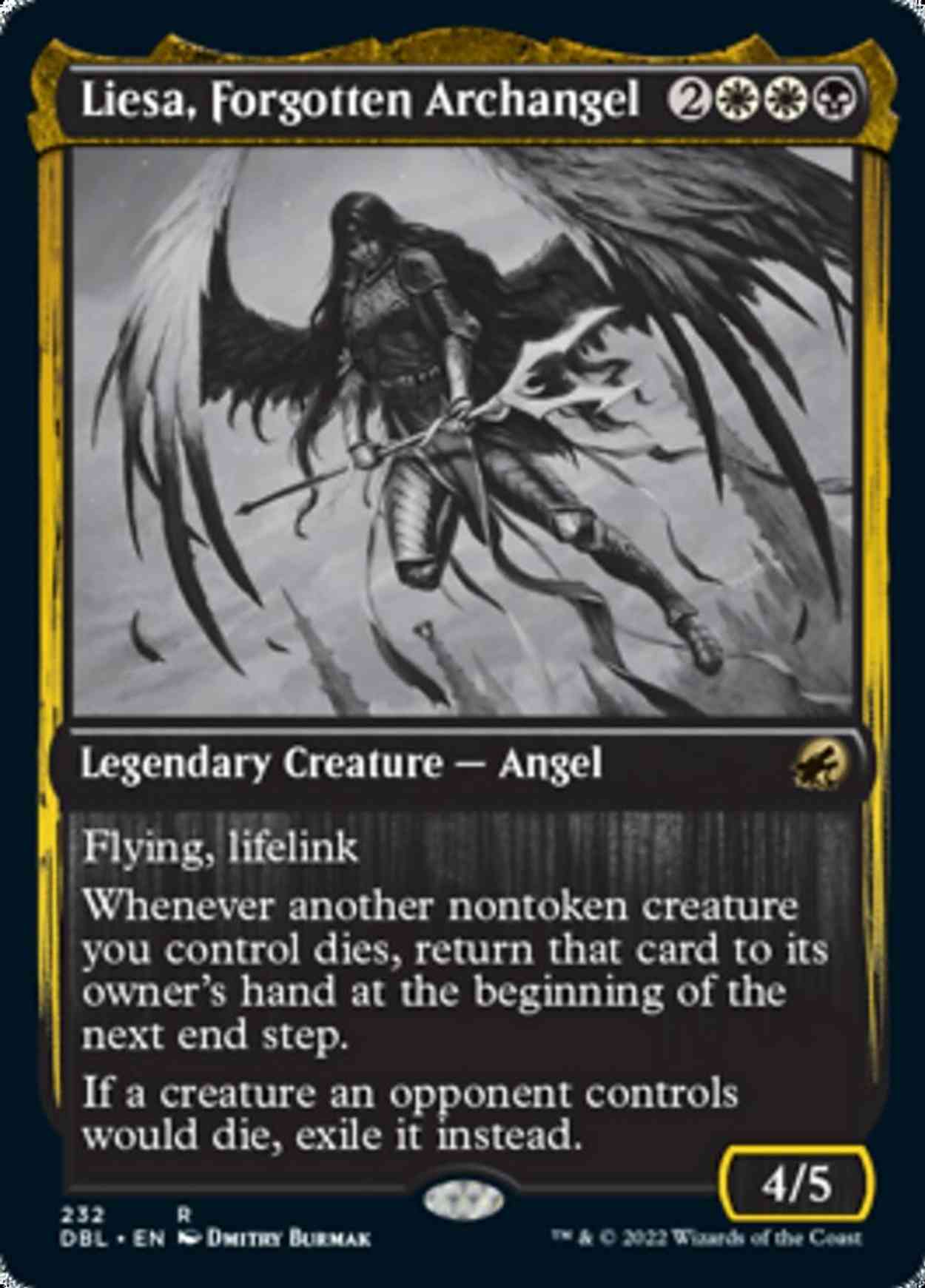 Liesa, Forgotten Archangel magic card front