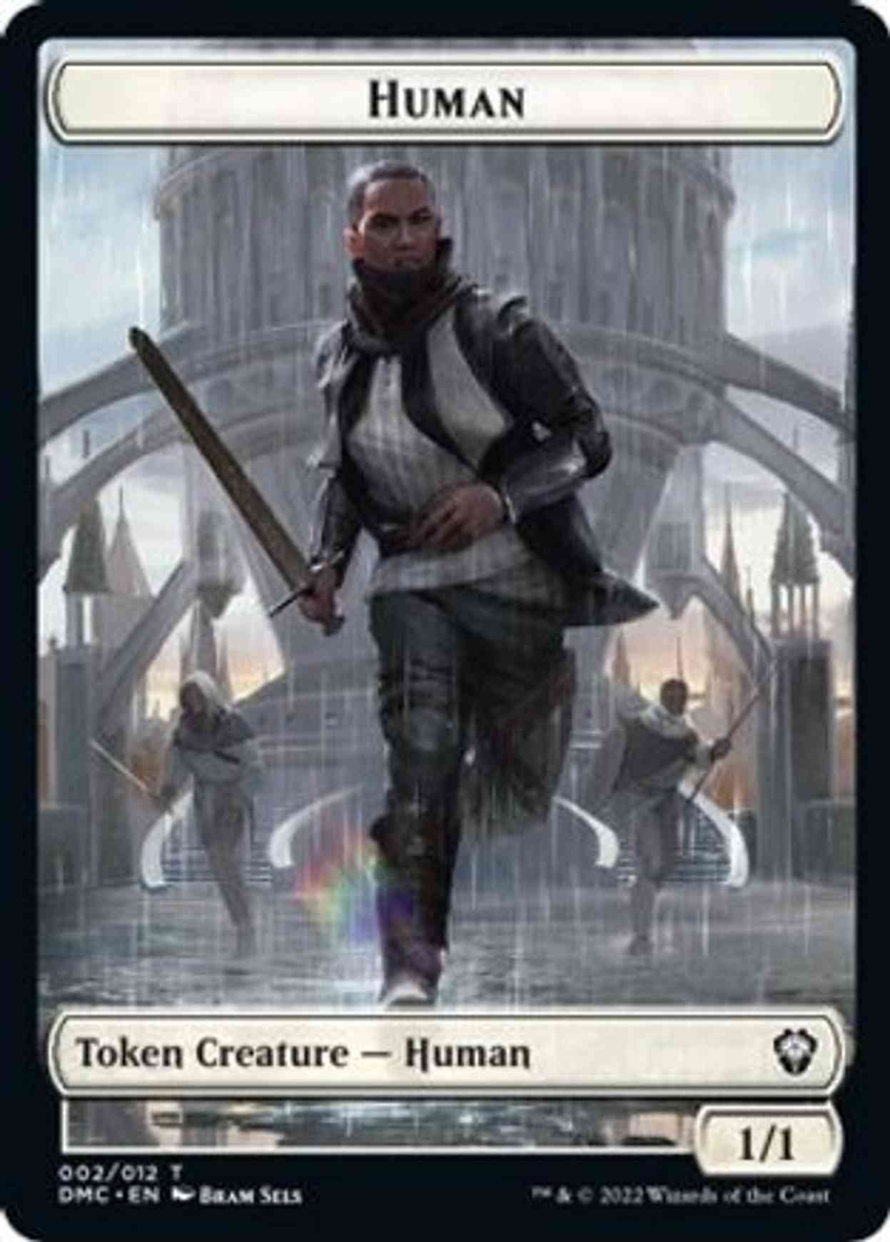 Human // Snake Double-sided Token magic card front
