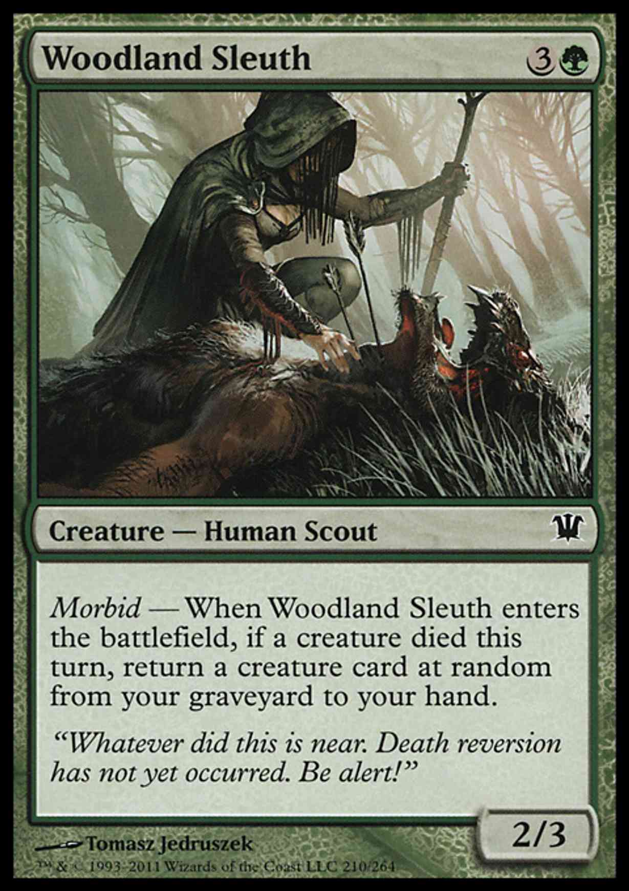 Woodland Sleuth magic card front