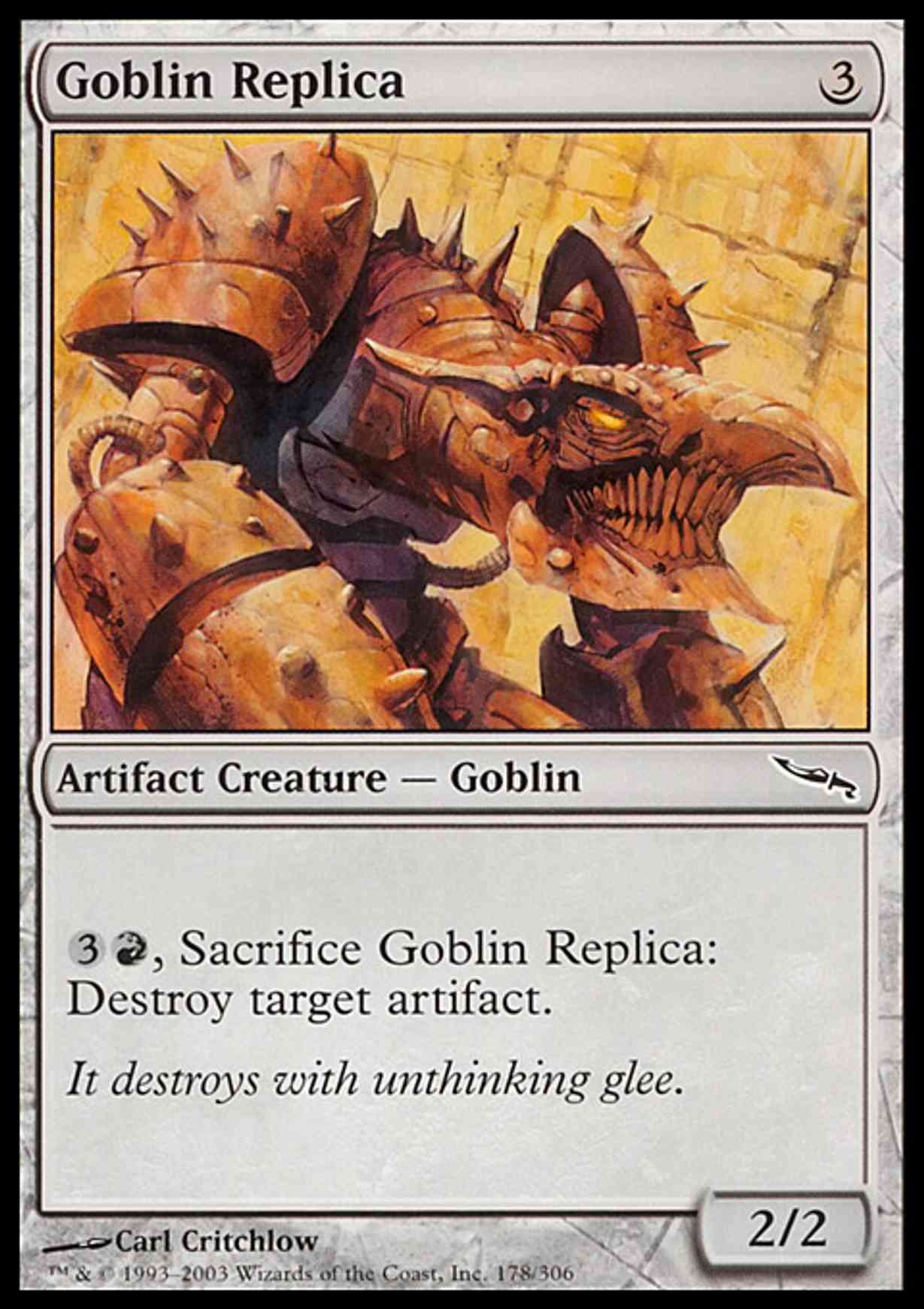 Goblin Replica magic card front