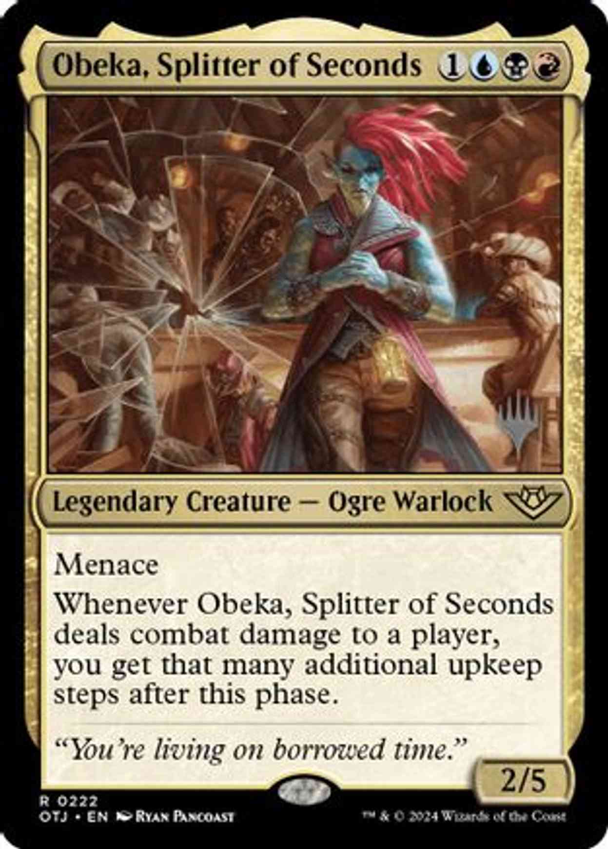 Obeka, Splitter of Seconds magic card front