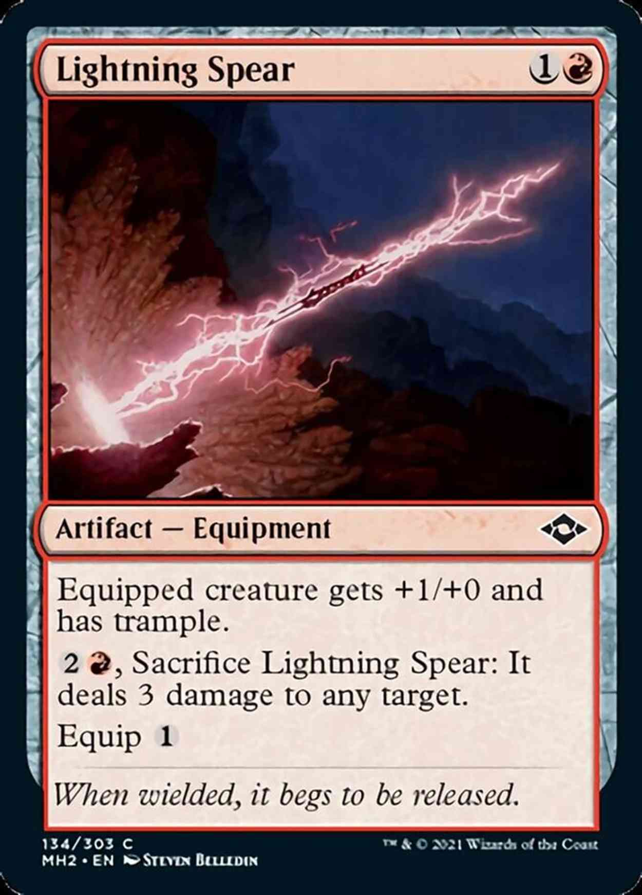 Lightning Spear magic card front