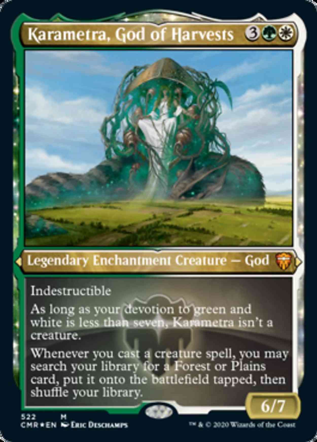 Karametra, God of Harvests (Foil Etched) magic card front