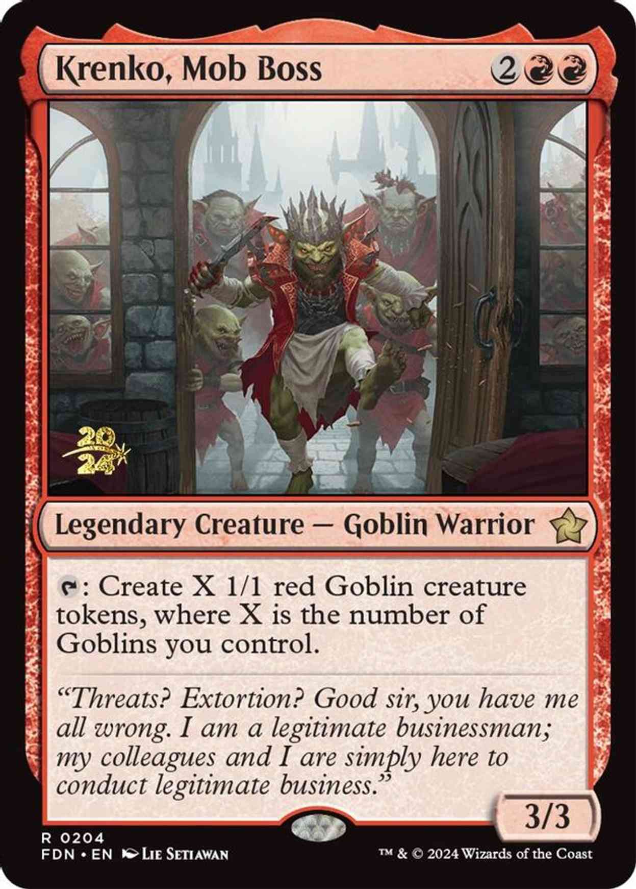 Krenko, Mob Boss magic card front