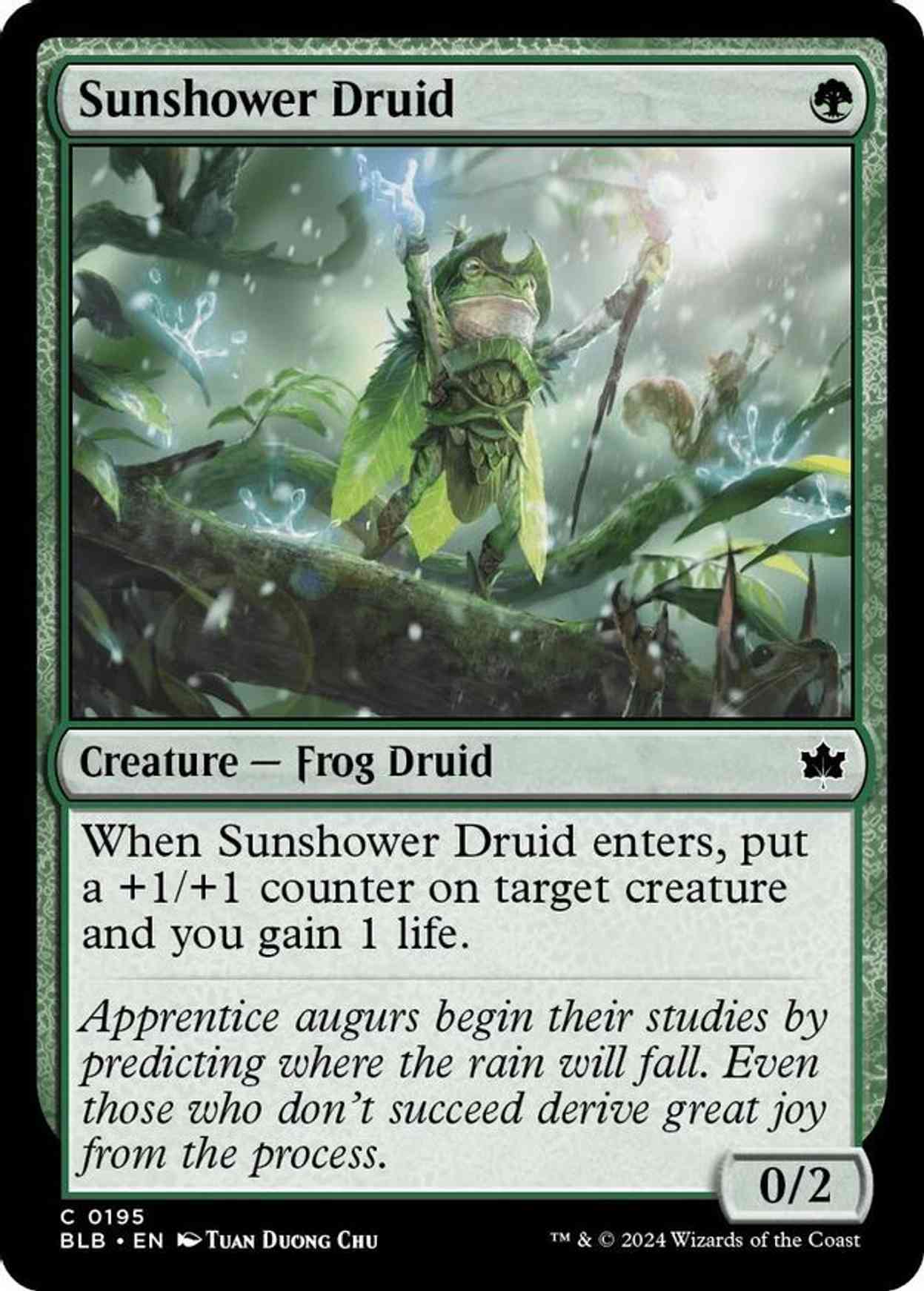 Sunshower Druid magic card front