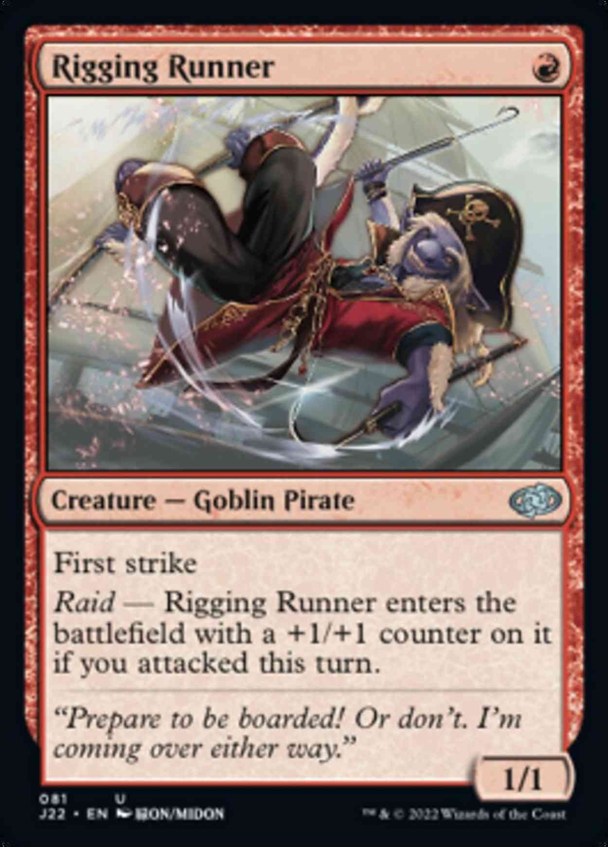 Rigging Runner magic card front
