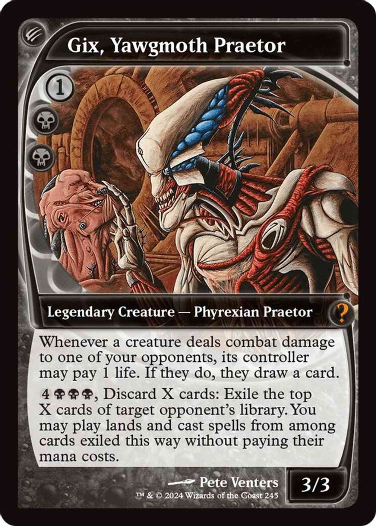 Gix, Yawgmoth Praetor (Future Sight) magic card front