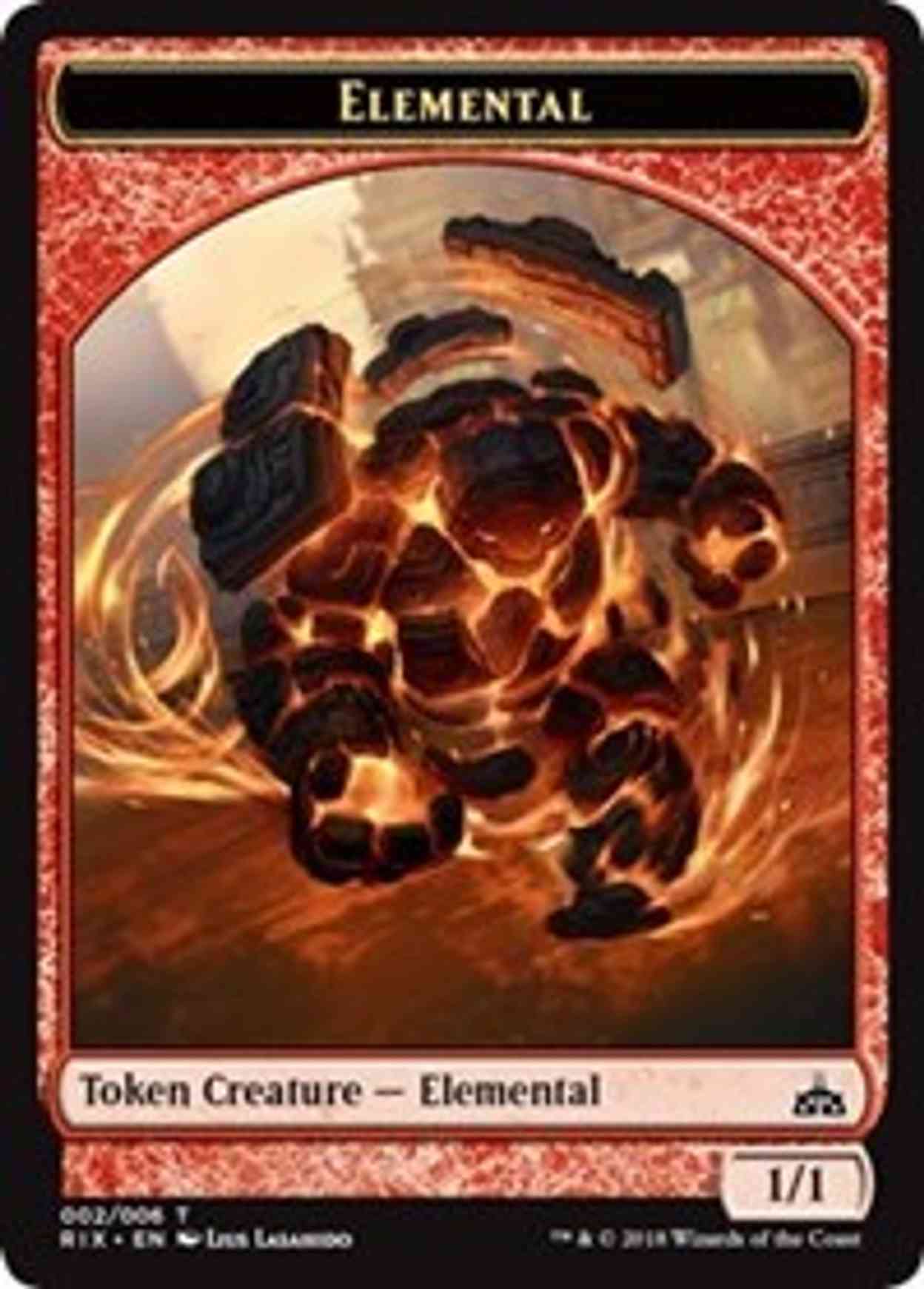 Elemental Token (002) magic card front