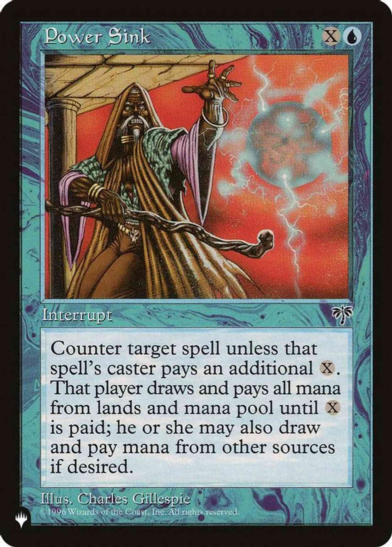 Power Sink magic card front