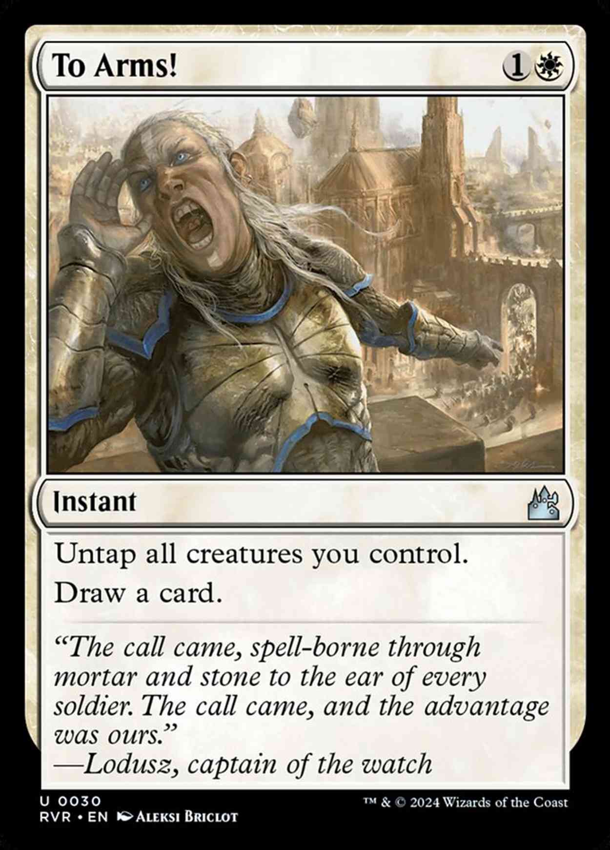 To Arms! magic card front