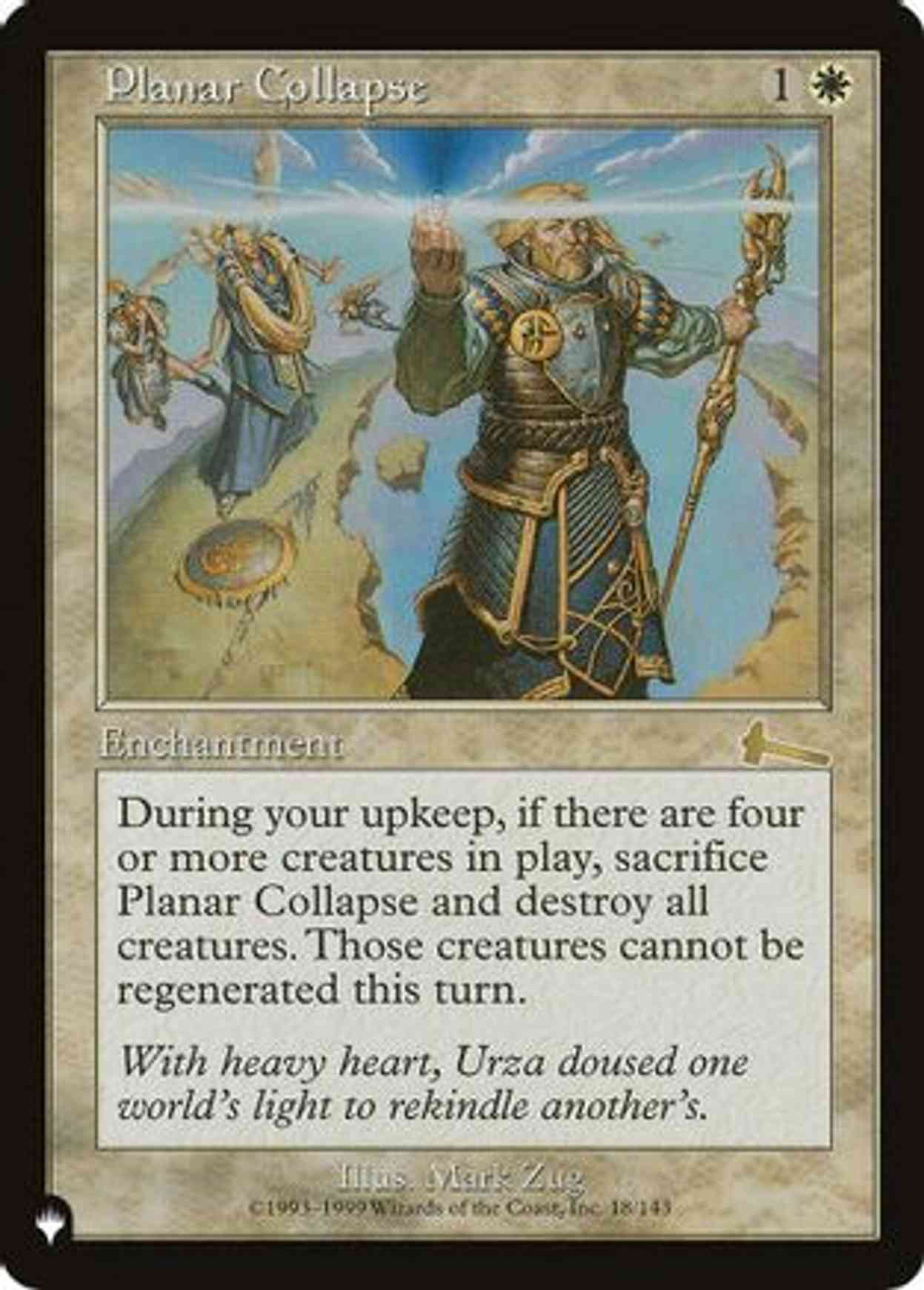 Planar Collapse magic card front