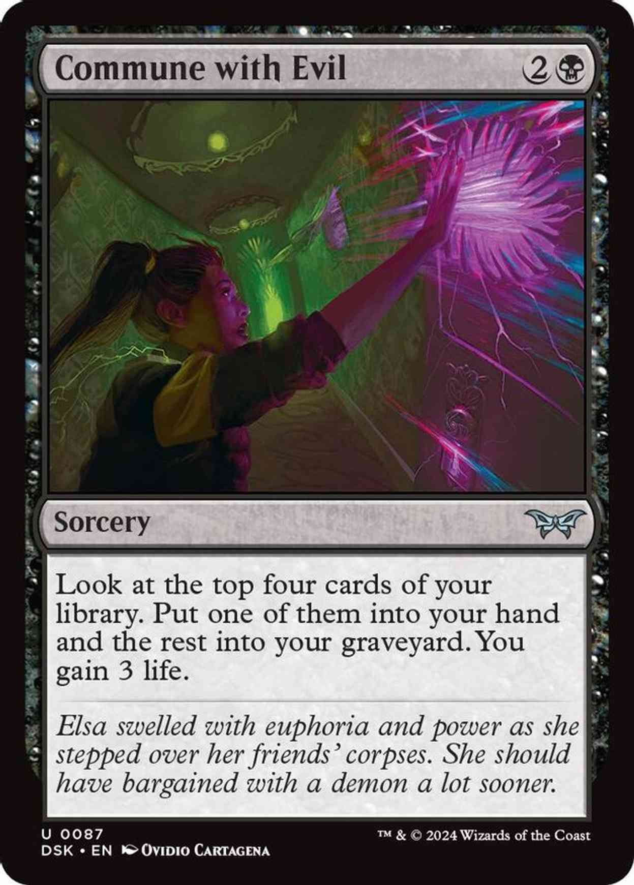 Commune with Evil magic card front