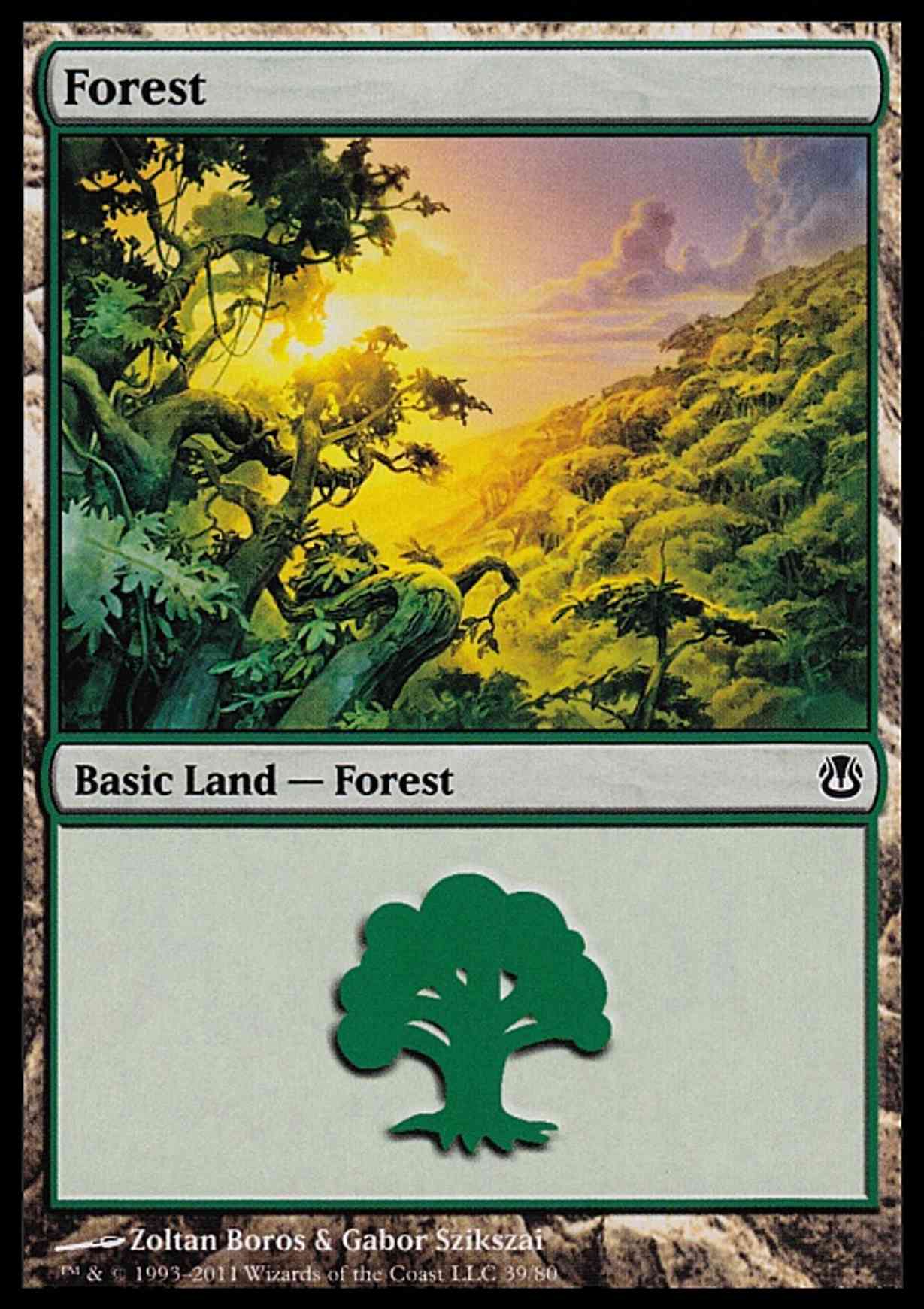 Forest (39) magic card front