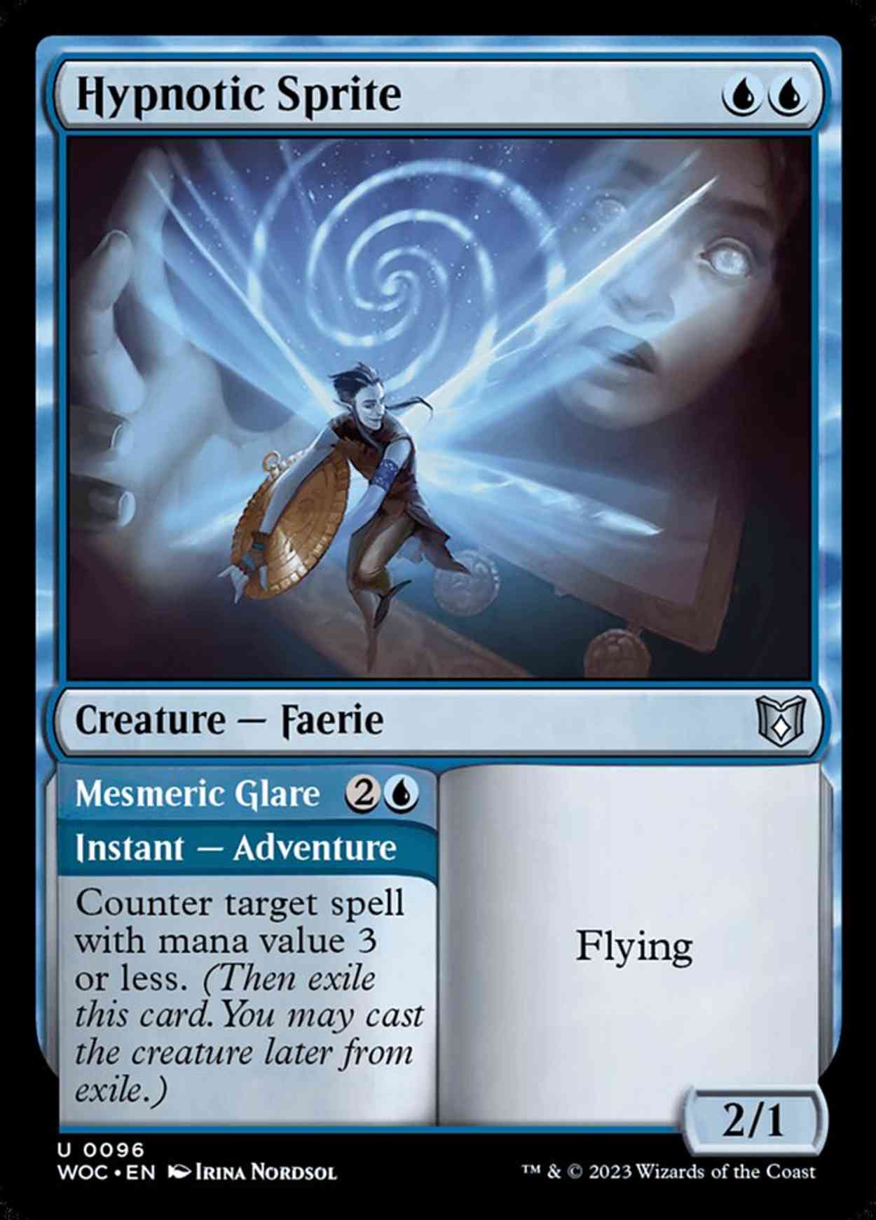 Hypnotic Sprite magic card front