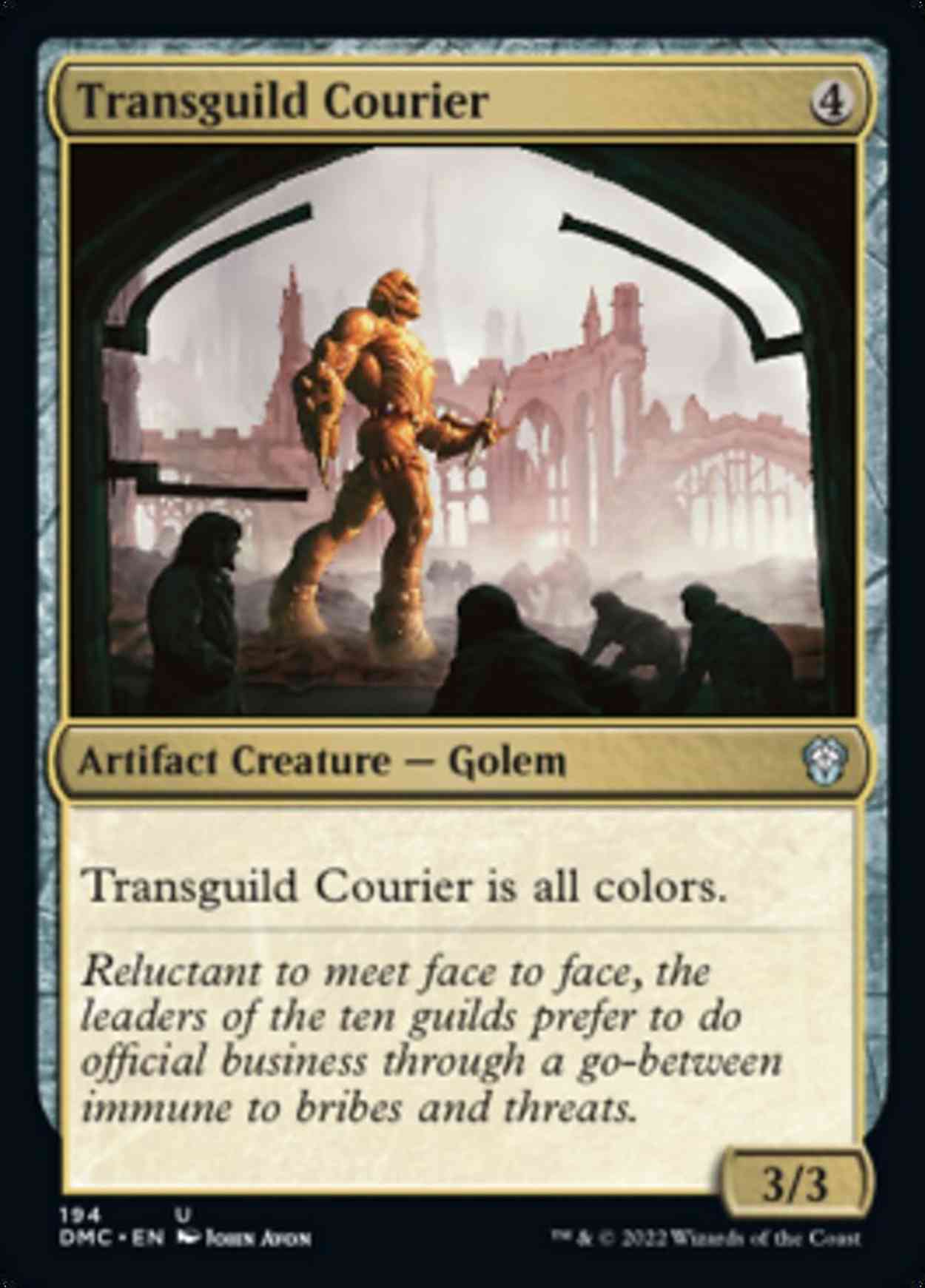 Transguild Courier magic card front