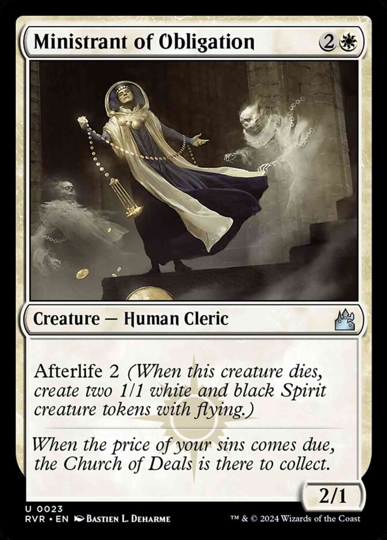 Ministrant of Obligation magic card front