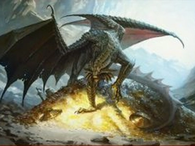 Ancient Brass Dragon (Borderless), Commander Legends: Battle for Baldur's  Gate - Variants