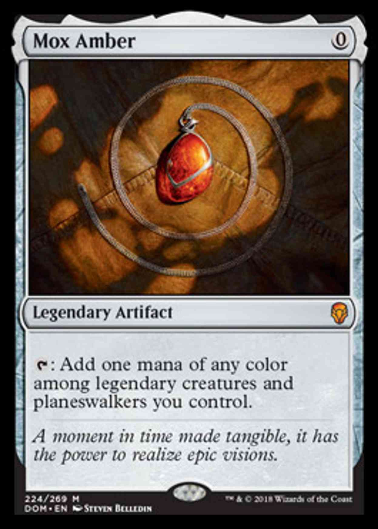 Mox Amber magic card front