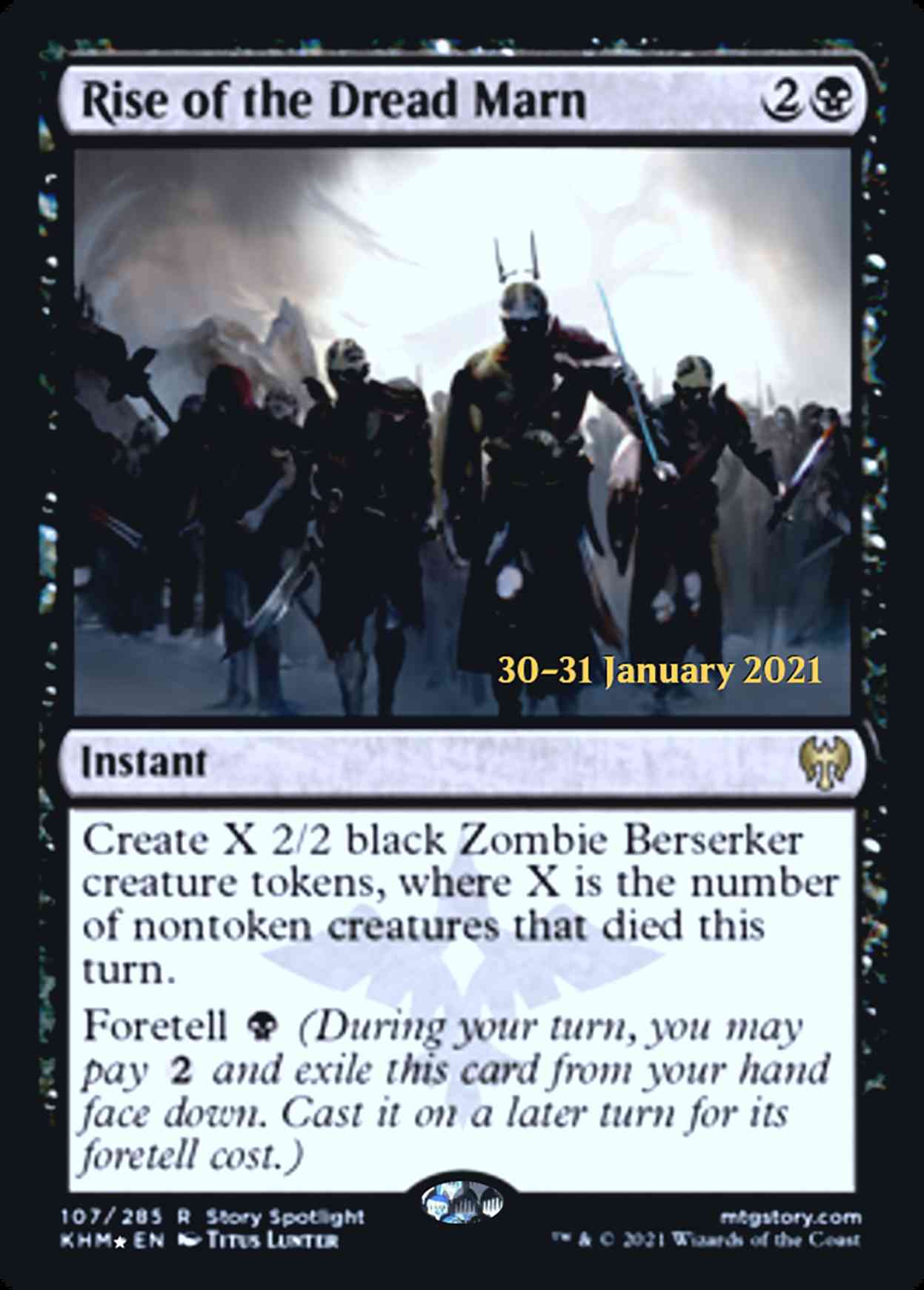 Rise of the Dread Marn magic card front