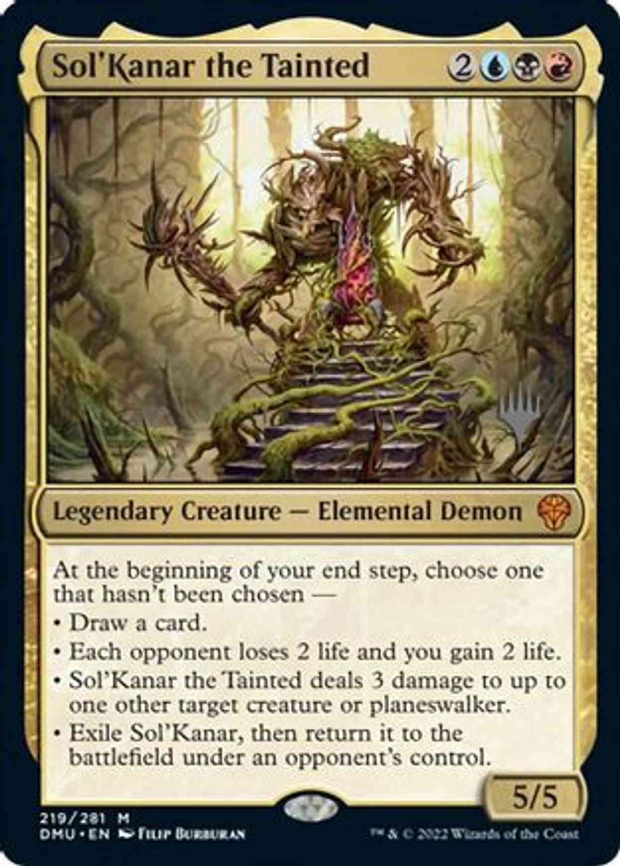 Sol'Kanar the Tainted magic card front