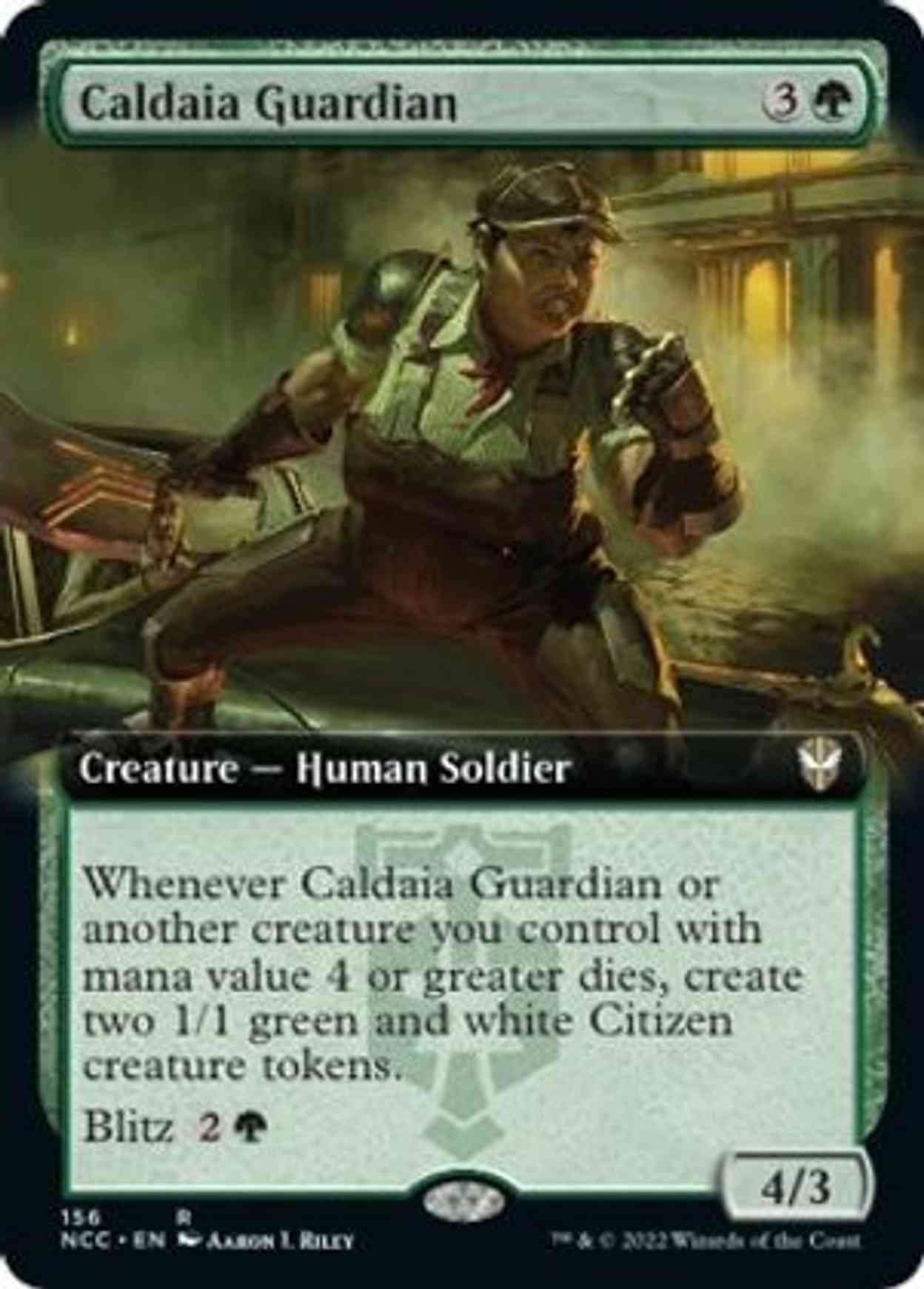 Caldaia Guardian (Extended Art) magic card front