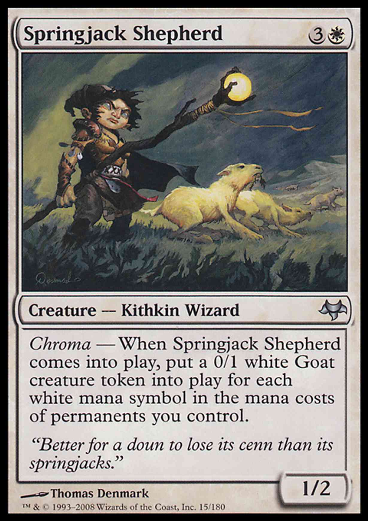 Springjack Shepherd magic card front
