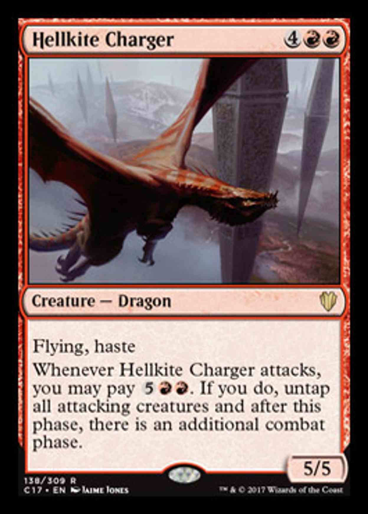Hellkite Charger magic card front