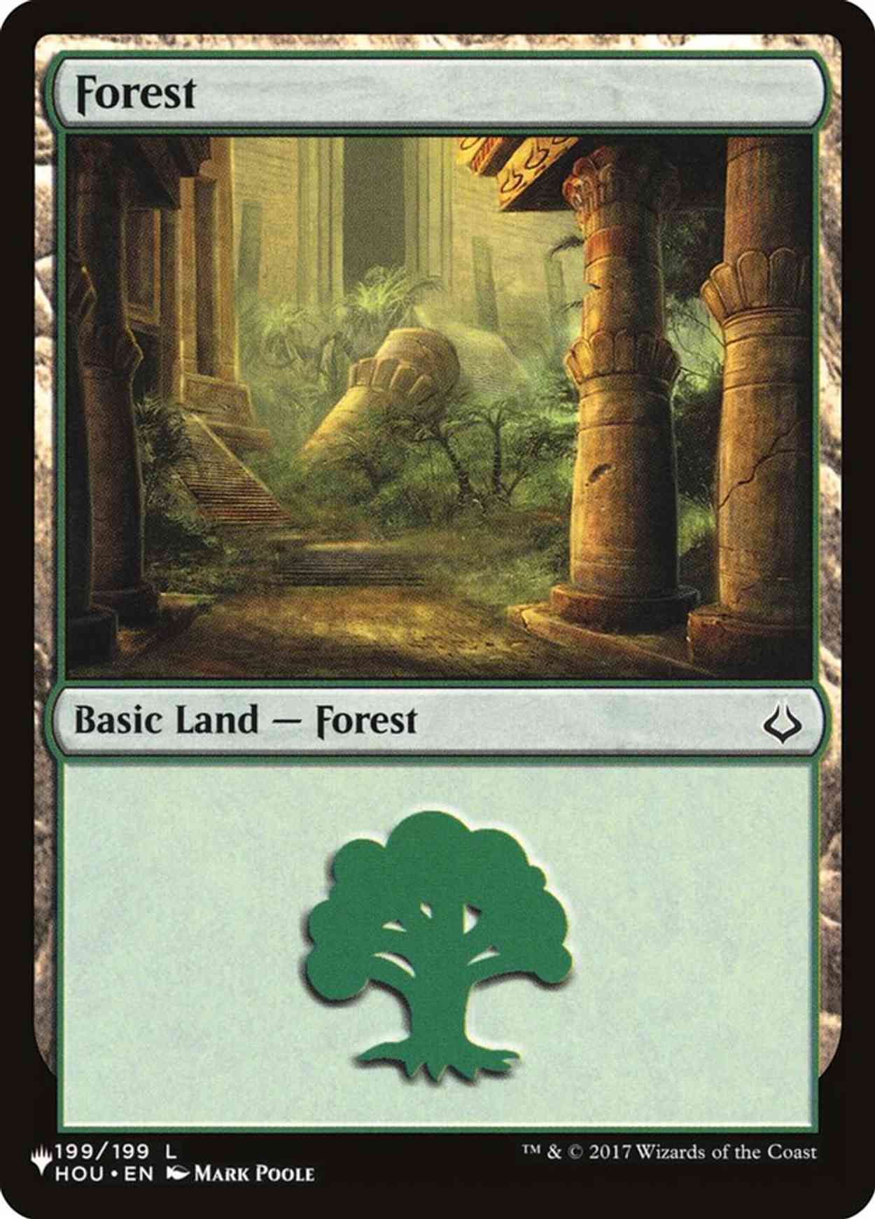 Forest (199) magic card front